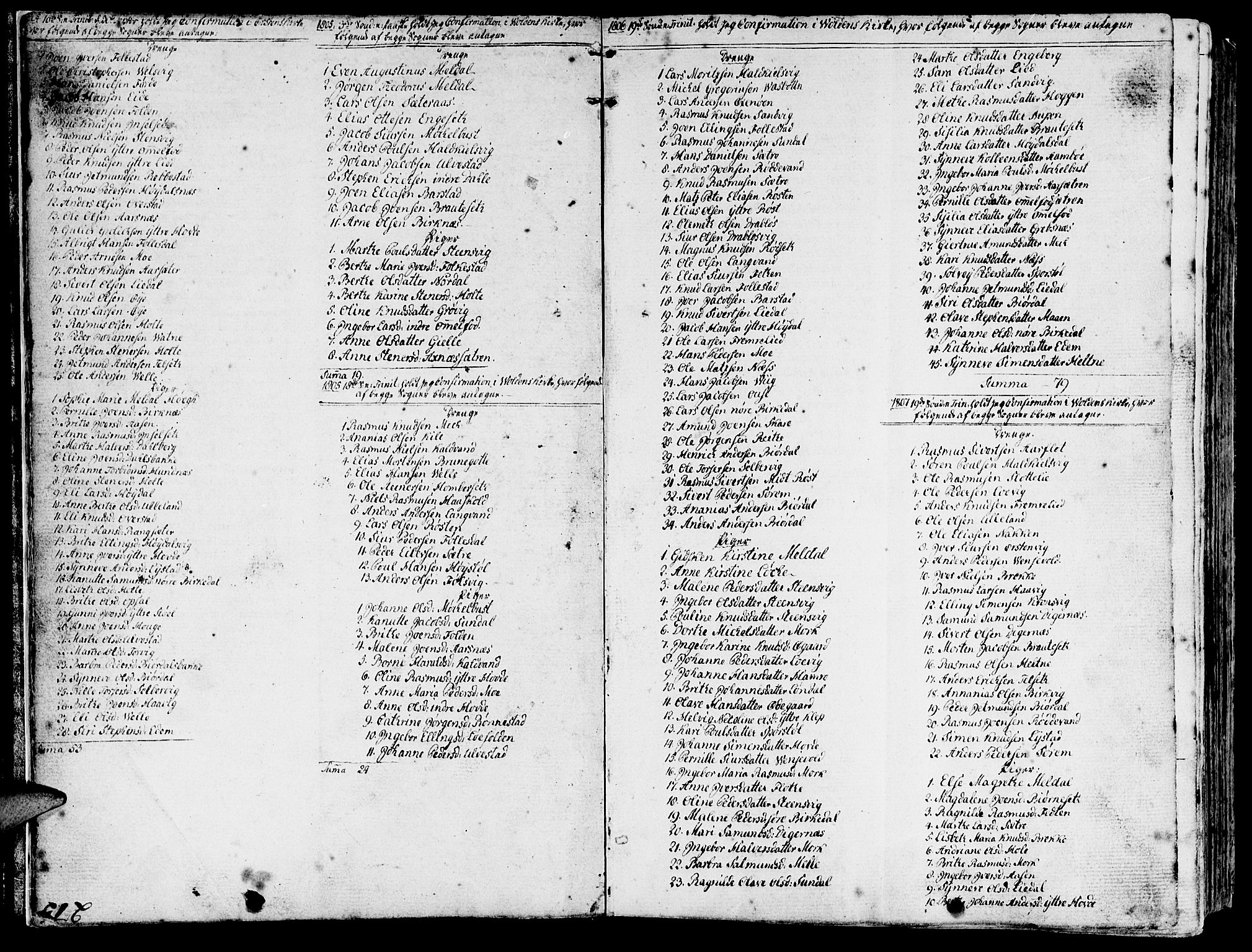 Ministerialprotokoller, klokkerbøker og fødselsregistre - Møre og Romsdal, AV/SAT-A-1454/511/L0137: Ministerialbok nr. 511A04, 1787-1816