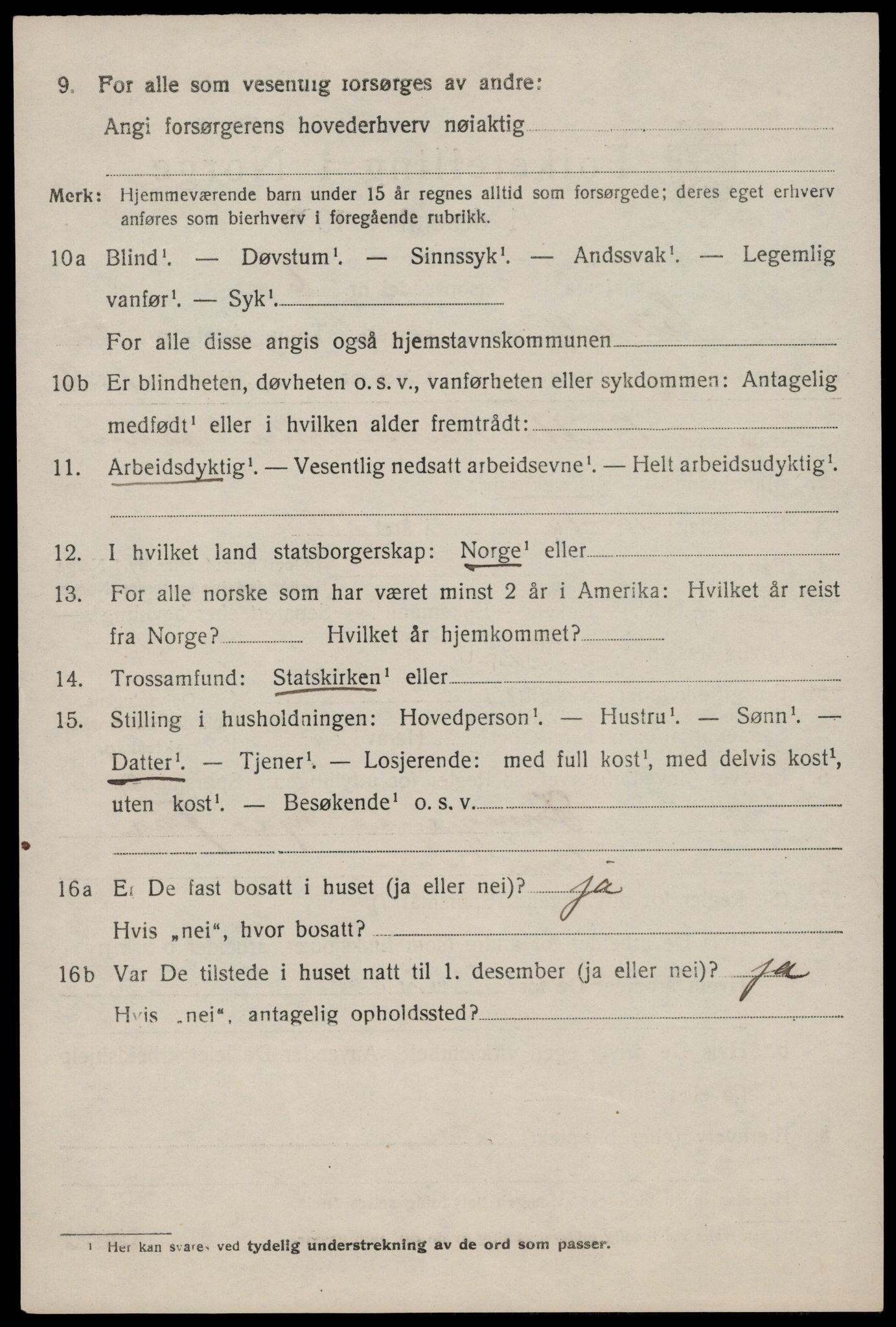 SAST, Folketelling 1920 for 1134 Suldal herred, 1920, s. 3937