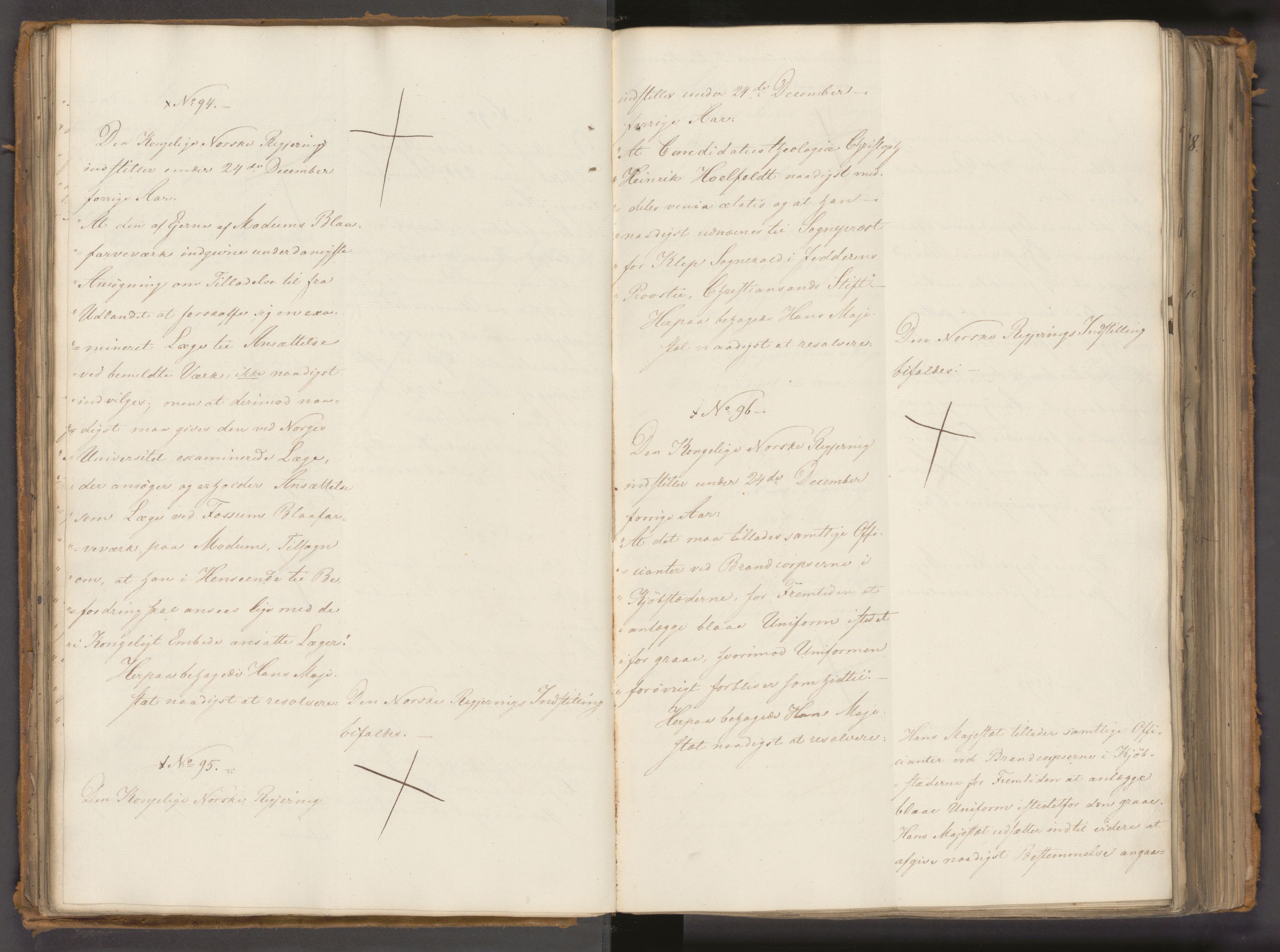 Statsrådssekretariatet, AV/RA-S-1001/A/Ab/L0026: Kgl. res. nr. 1-704, 1. halvår, 1828