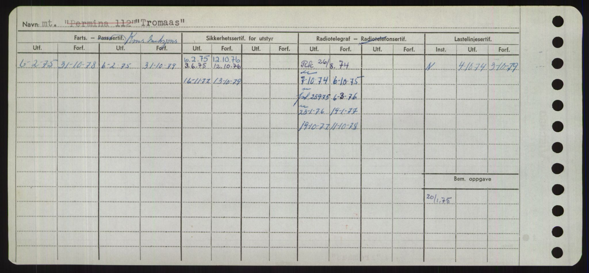 Sjøfartsdirektoratet med forløpere, Skipsmålingen, RA/S-1627/H/Hd/L0039: Fartøy, Ti-Tø, s. 660