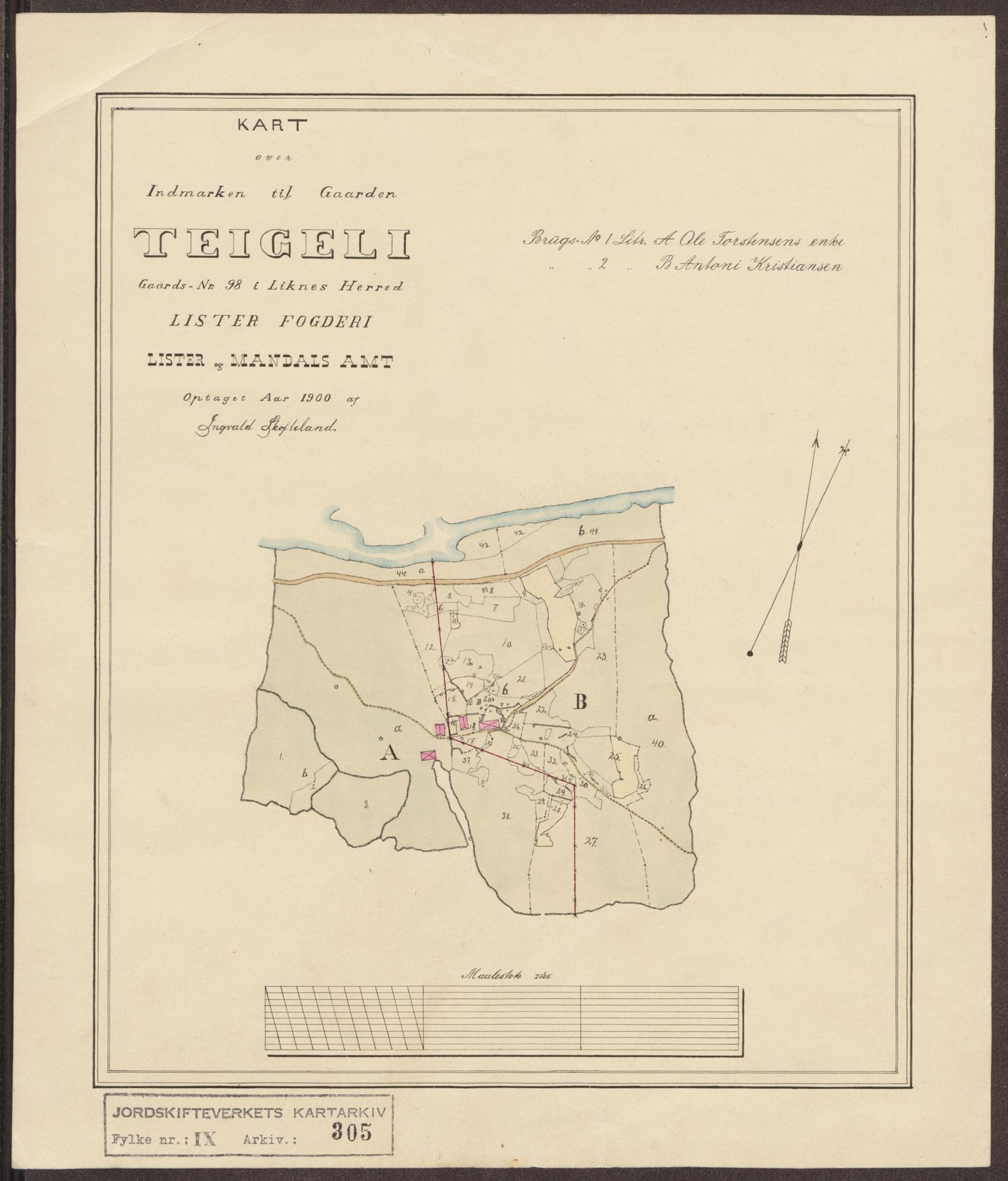 Jordskifteverkets kartarkiv, AV/RA-S-3929/T, 1859-1988, s. 353