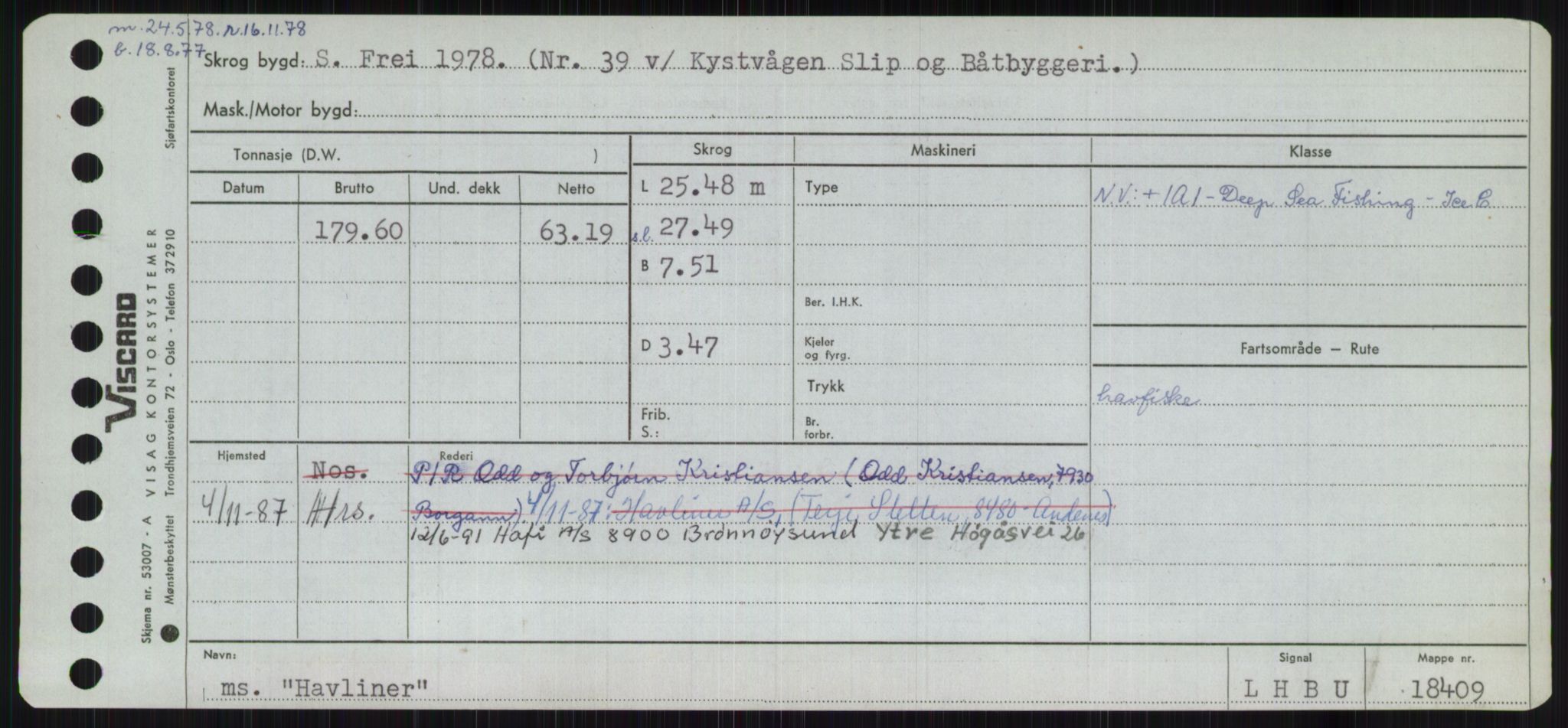 Sjøfartsdirektoratet med forløpere, Skipsmålingen, AV/RA-S-1627/H/Ha/L0002/0002: Fartøy, Eik-Hill / Fartøy, G-Hill, s. 657