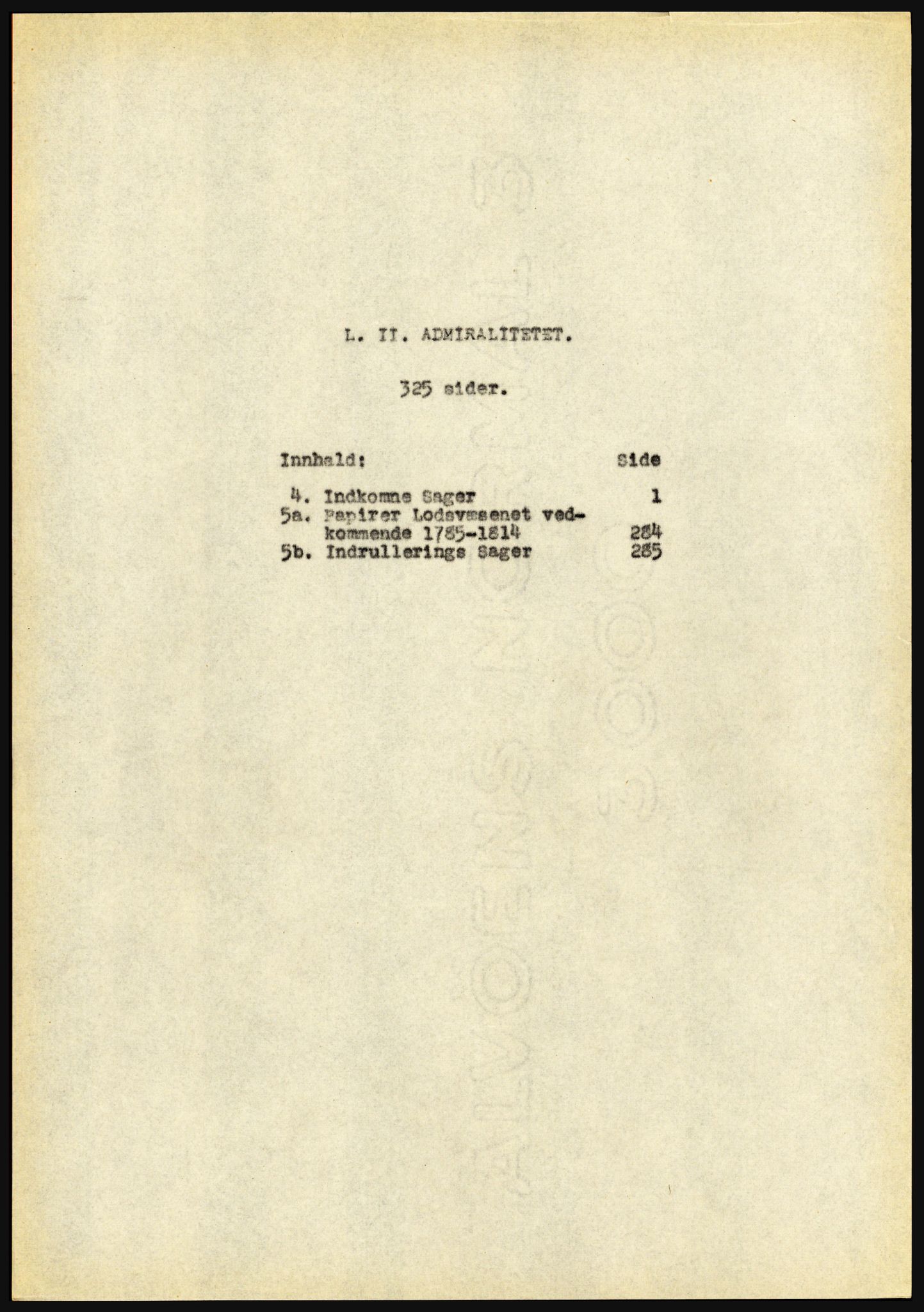 Riksarkivet, Seksjon for eldre arkiv og spesialsamlinger, AV/RA-EA-6797/H/Ha, 1953