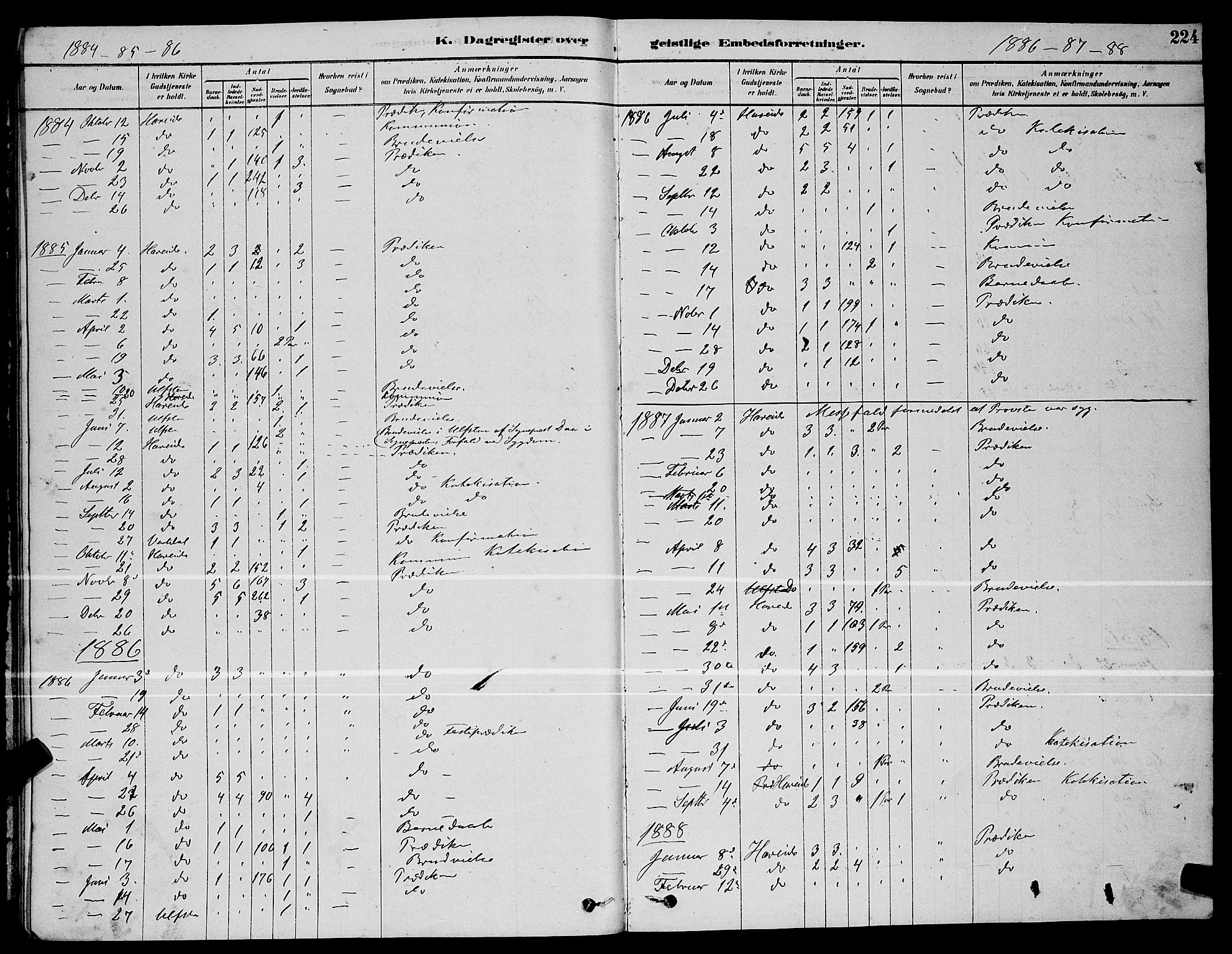 Ministerialprotokoller, klokkerbøker og fødselsregistre - Møre og Romsdal, SAT/A-1454/510/L0125: Klokkerbok nr. 510C02, 1878-1900, s. 224