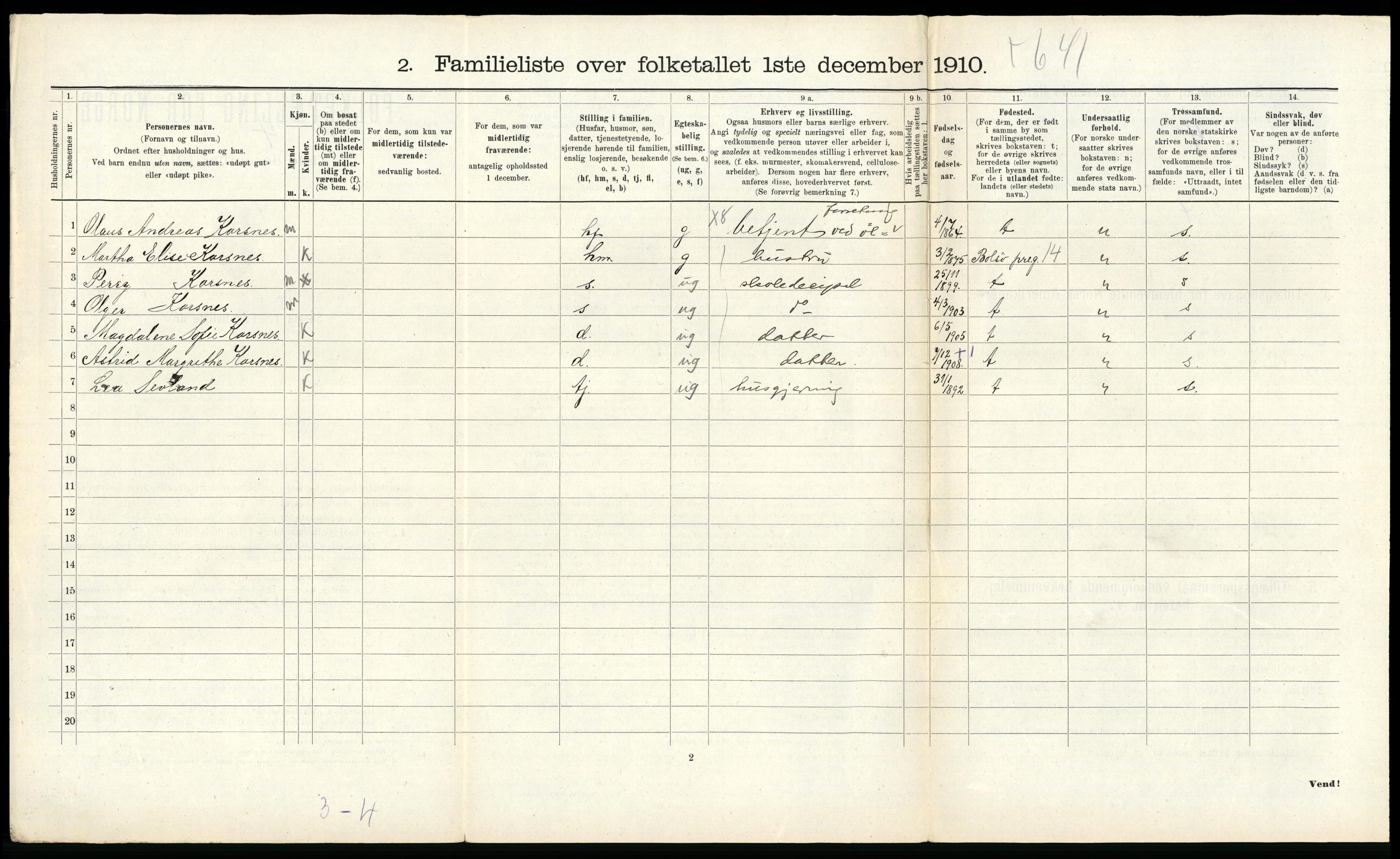 RA, Folketelling 1910 for 1501 Ålesund kjøpstad, 1910, s. 3058