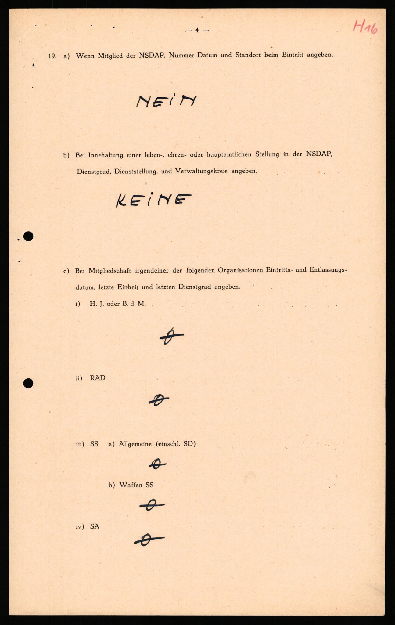 Forsvaret, Forsvarets overkommando II, AV/RA-RAFA-3915/D/Db/L0039: CI Questionaires. Tyske okkupasjonsstyrker i Norge. Østerrikere., 1945-1946, s. 53
