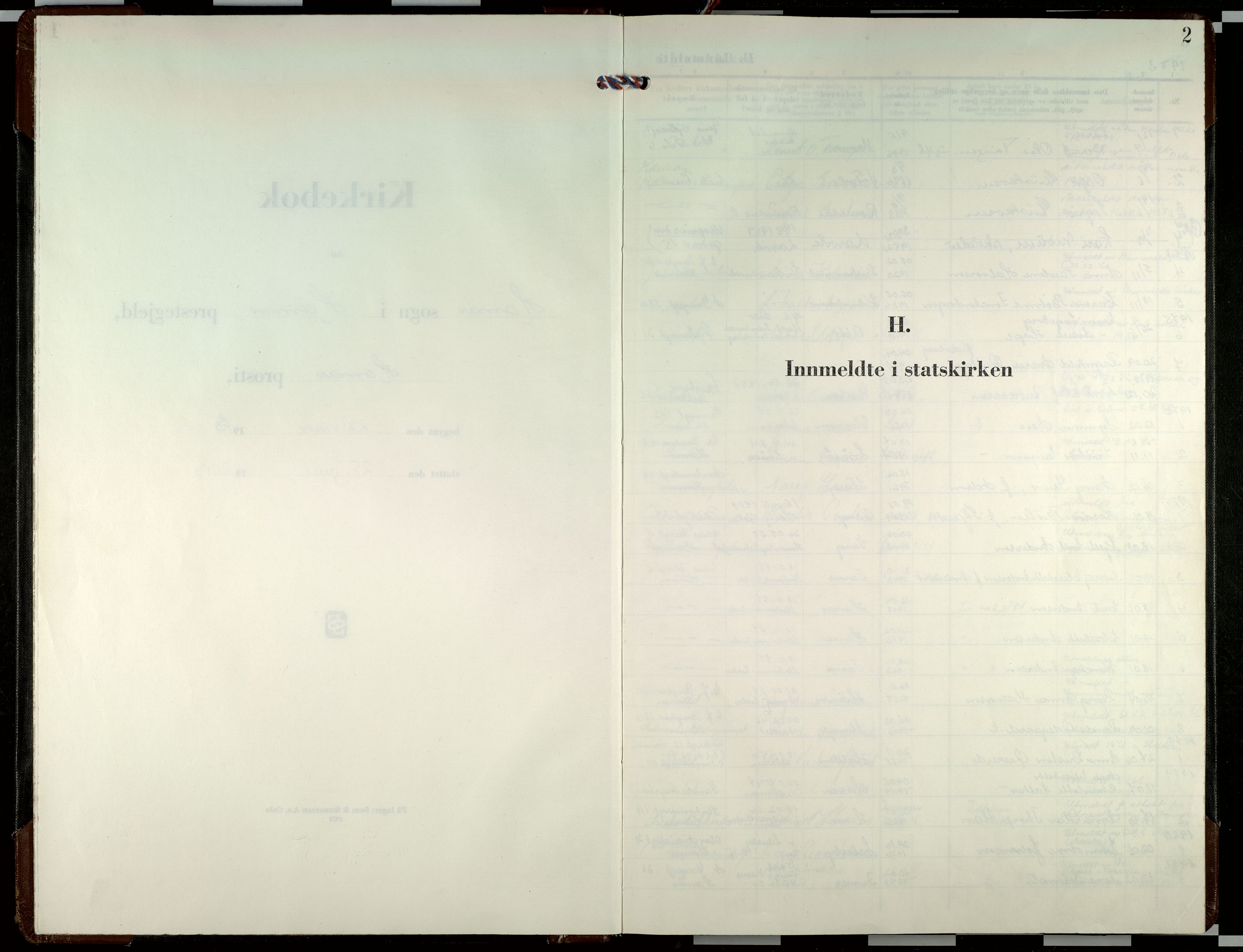 Hamar prestekontor, SAH/DOMPH-002/H/Ha/Haa/L0018: Ministerialbok nr. 18, 1973-2013, s. 2