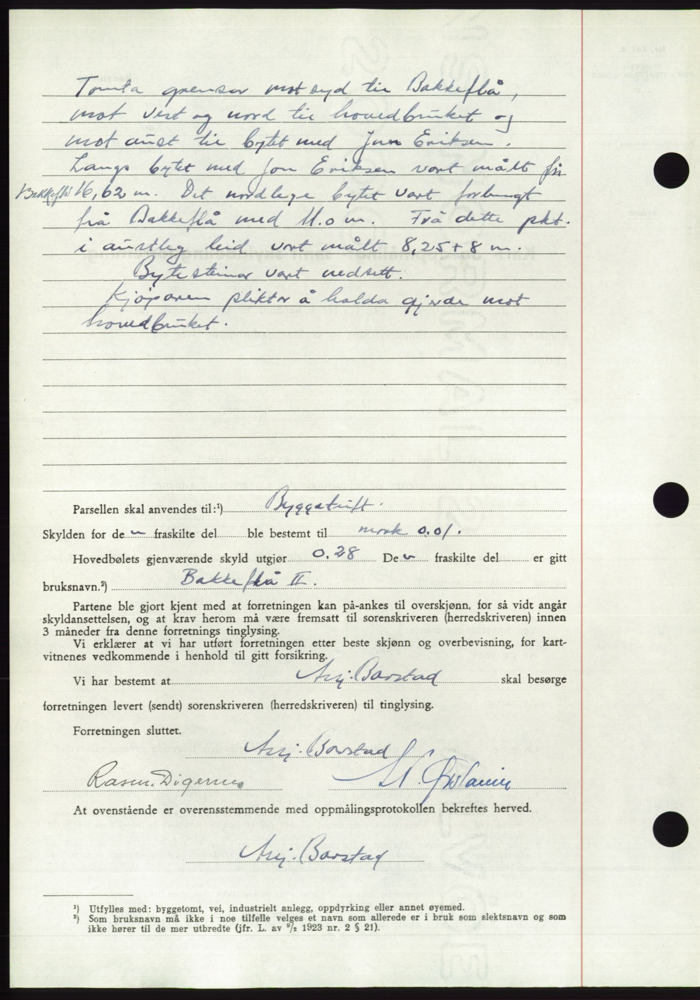 Søre Sunnmøre sorenskriveri, AV/SAT-A-4122/1/2/2C/L0085: Pantebok nr. 11A, 1949-1949, Dagboknr: 2097/1949