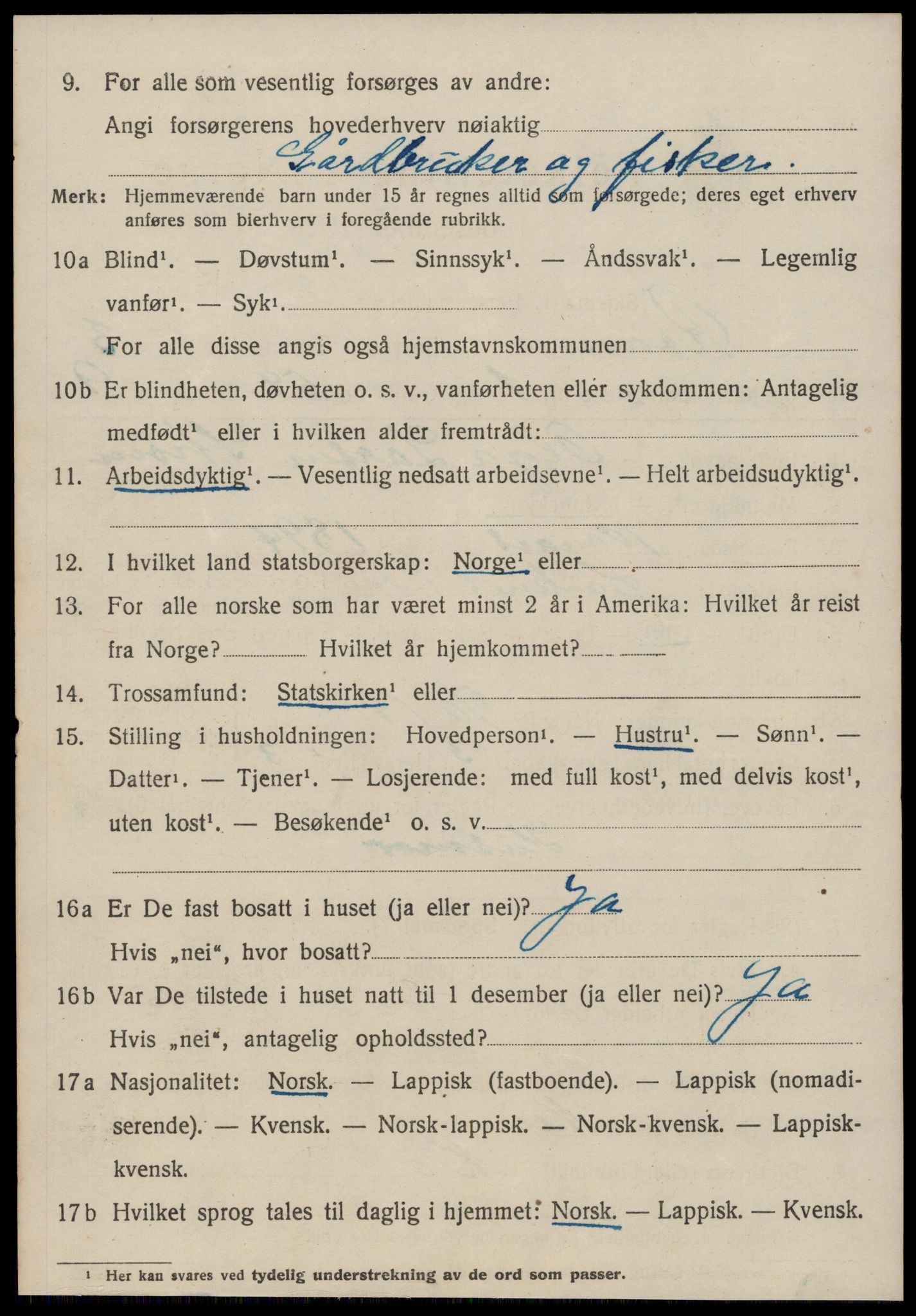 SAT, Folketelling 1920 for 1632 Roan herred, 1920, s. 2256