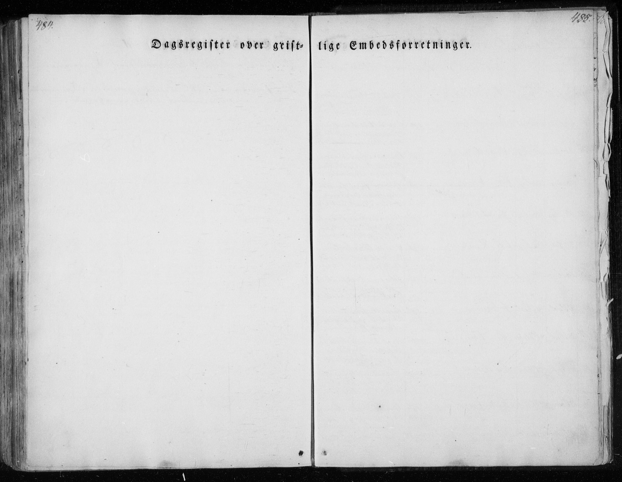 Ministerialprotokoller, klokkerbøker og fødselsregistre - Nordland, AV/SAT-A-1459/825/L0354: Ministerialbok nr. 825A08, 1826-1841, s. 484-485