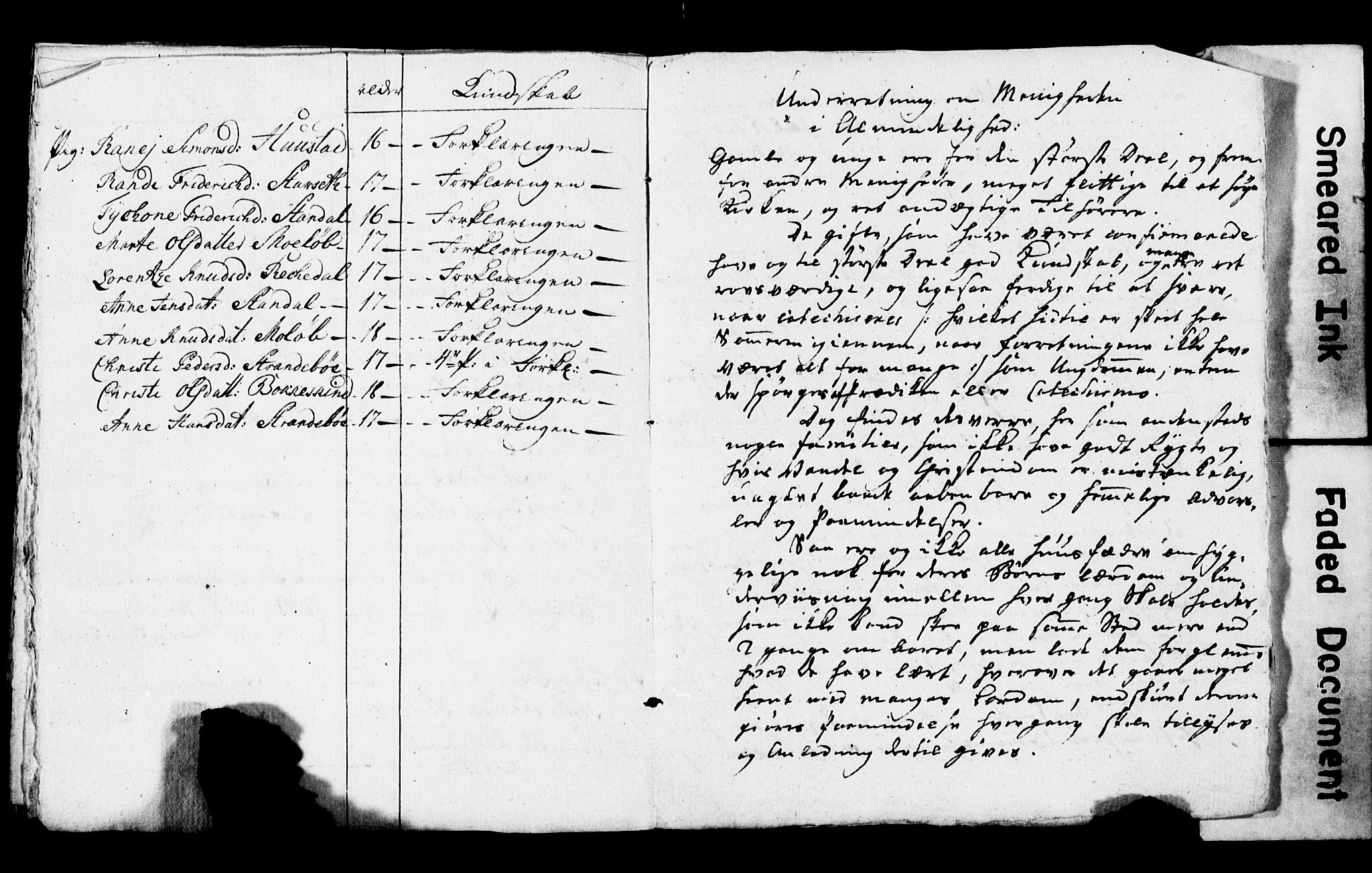 Bjørgvin biskop, SAB/A-5601/Hd/L0001: Manntalslister frå Nordre Bergenhus amt, 1781