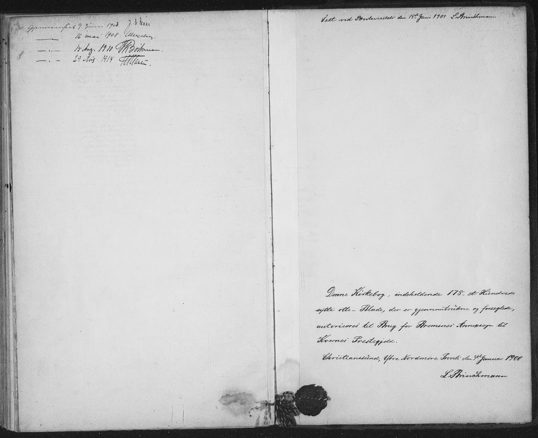 Ministerialprotokoller, klokkerbøker og fødselsregistre - Møre og Romsdal, AV/SAT-A-1454/569/L0820: Ministerialbok nr. 569A06, 1900-1911