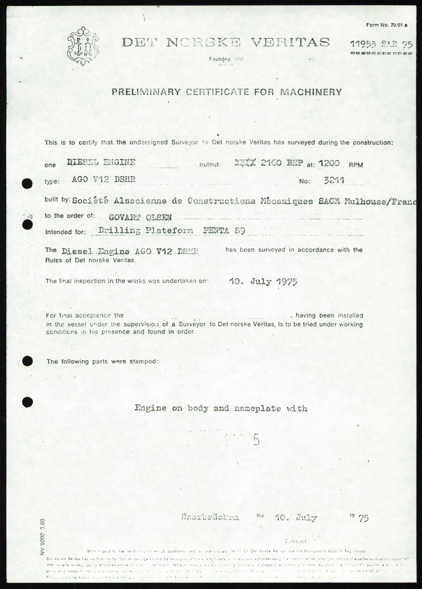 Justisdepartementet, Granskningskommisjonen ved Alexander Kielland-ulykken 27.3.1980, AV/RA-S-1165/D/L0025: I Det norske Veritas (Doku.liste + I6, I12, I18-I20, I29, I32-I33, I35, I37-I39, I42)/J Department of Energy (J11)/M Lloyds Register(M6, M8-M10)/T (T2-T3/ U Stabilitet (U1-U2)/V Forankring (V1-V3), 1980-1981, s. 59