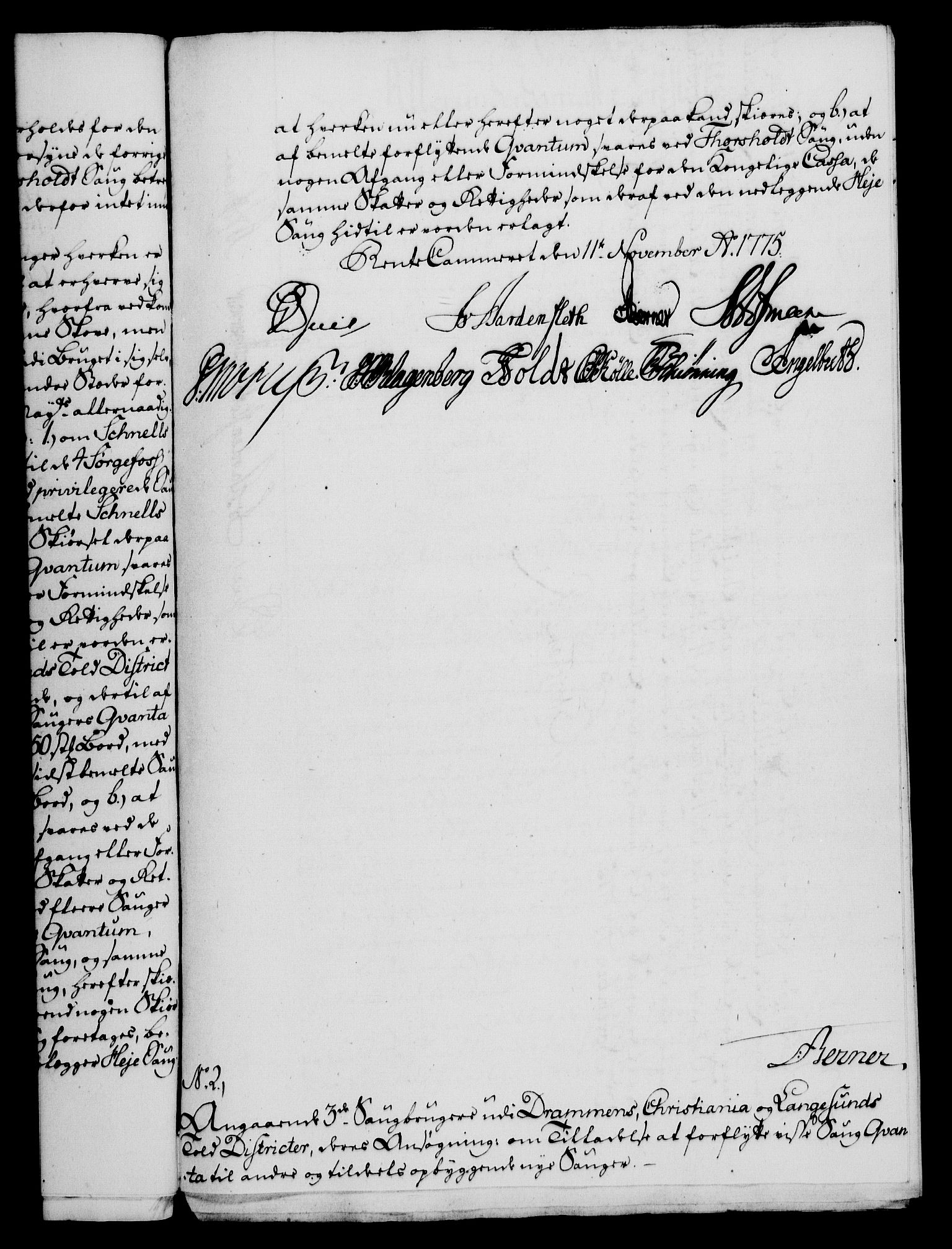 Rentekammeret, Kammerkanselliet, RA/EA-3111/G/Gf/Gfa/L0057: Norsk relasjons- og resolusjonsprotokoll (merket RK 52.57), 1775, s. 200