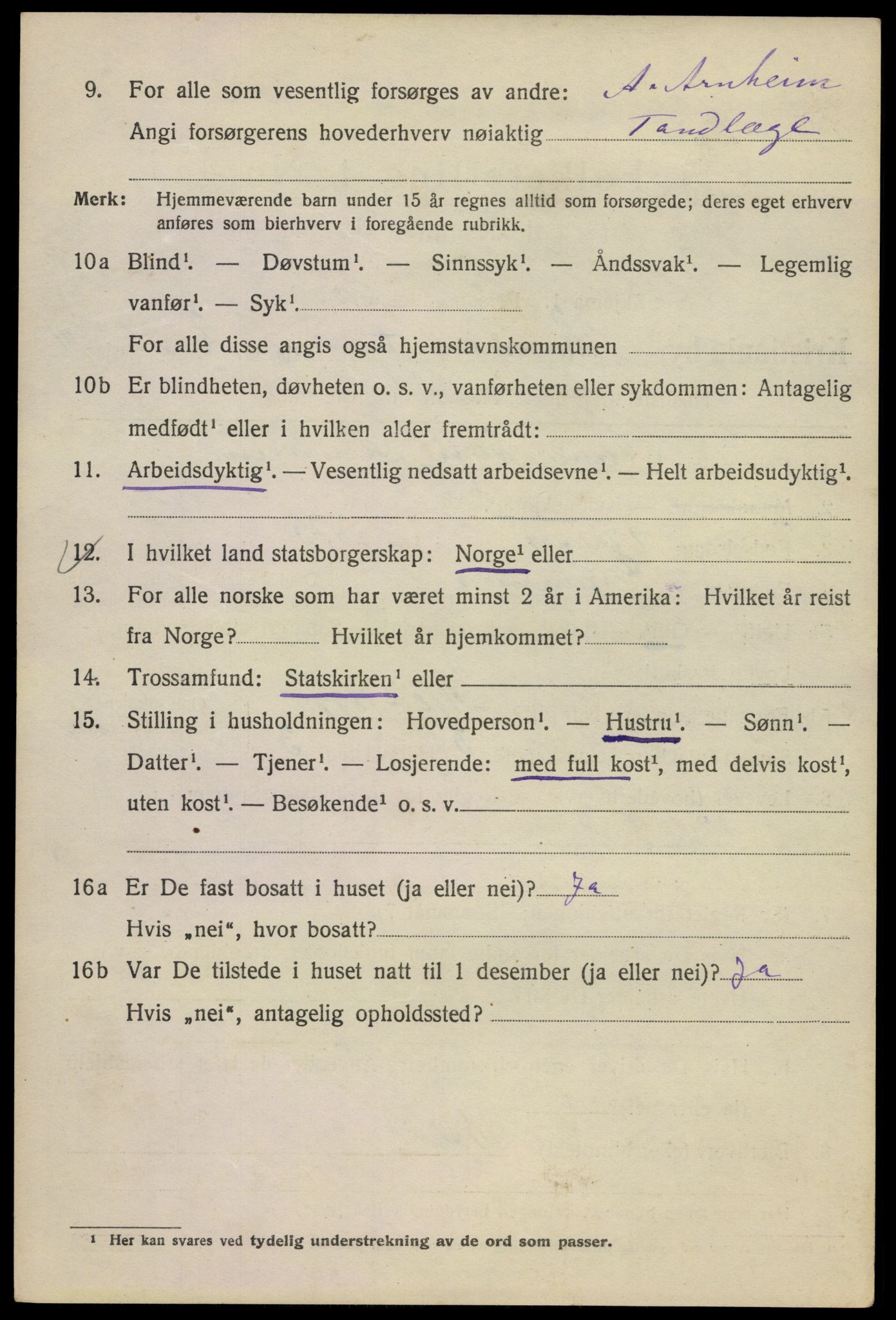 SAO, Folketelling 1920 for 0301 Kristiania kjøpstad, 1920, s. 466642