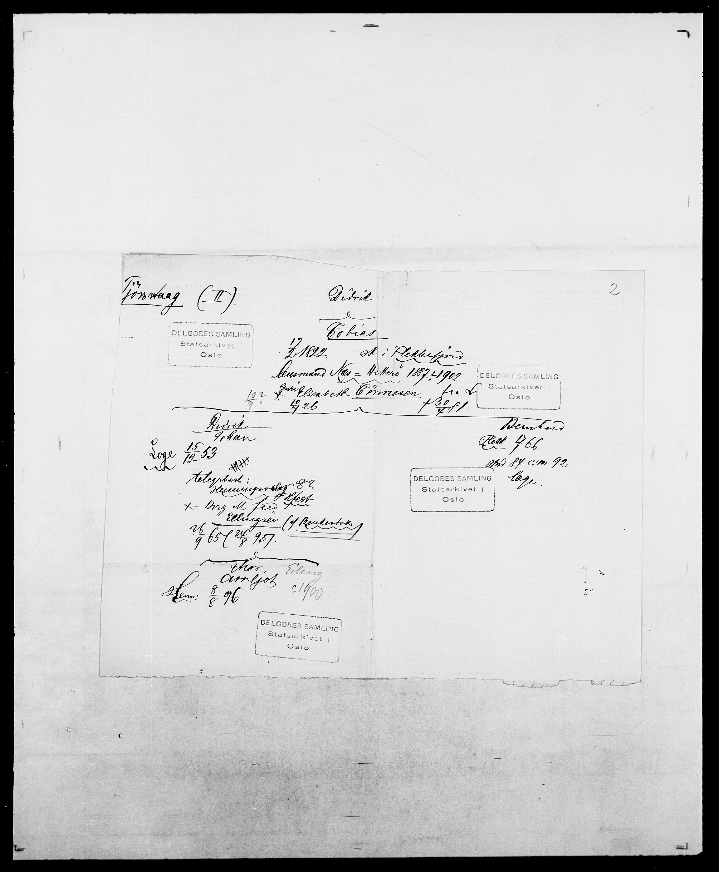 Delgobe, Charles Antoine - samling, AV/SAO-PAO-0038/D/Da/L0039: Thorsen - Urup, s. 78