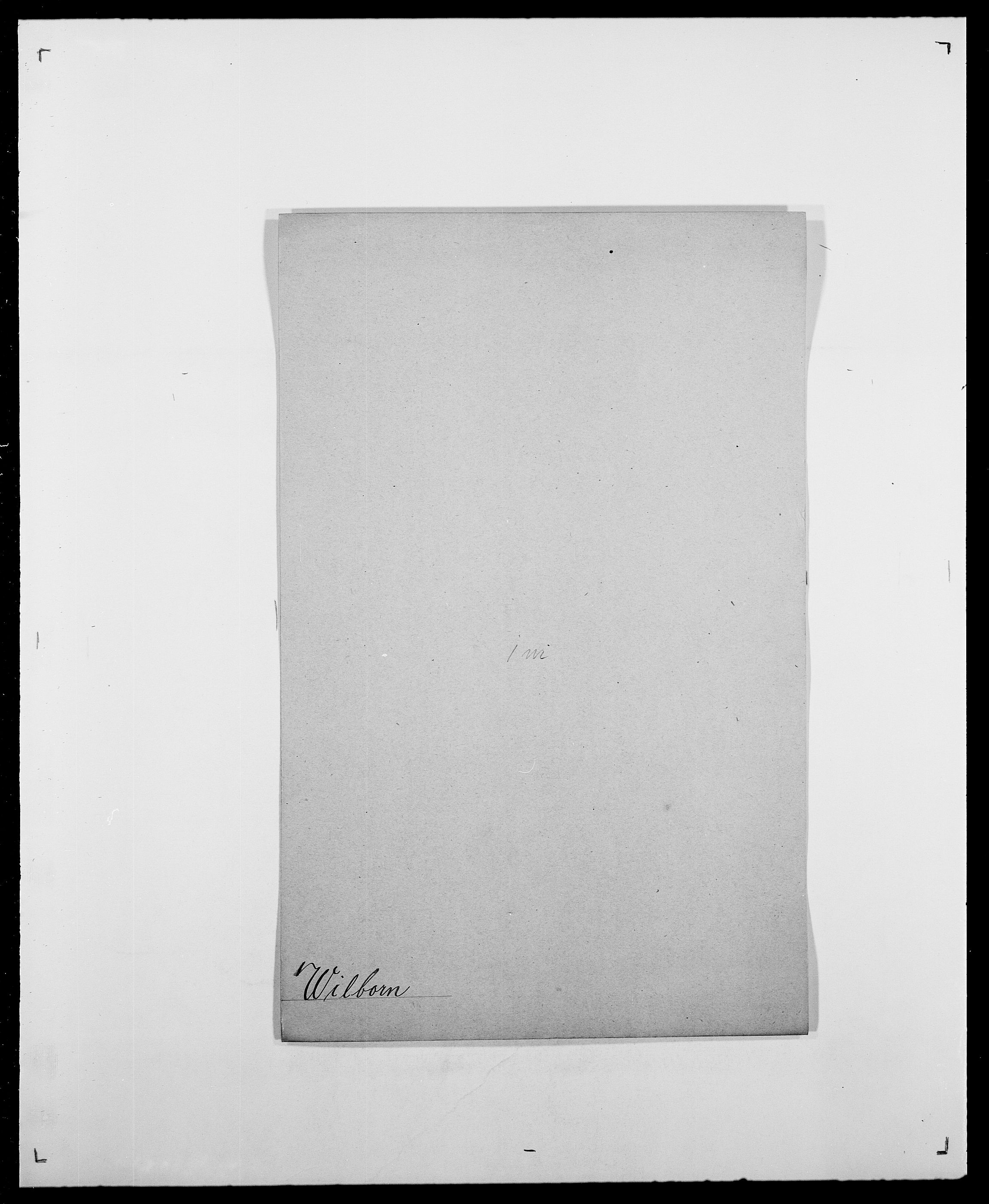 Delgobe, Charles Antoine - samling, AV/SAO-PAO-0038/D/Da/L0042: Vilain - Wulf, Wulff, se også Wolf, s. 9