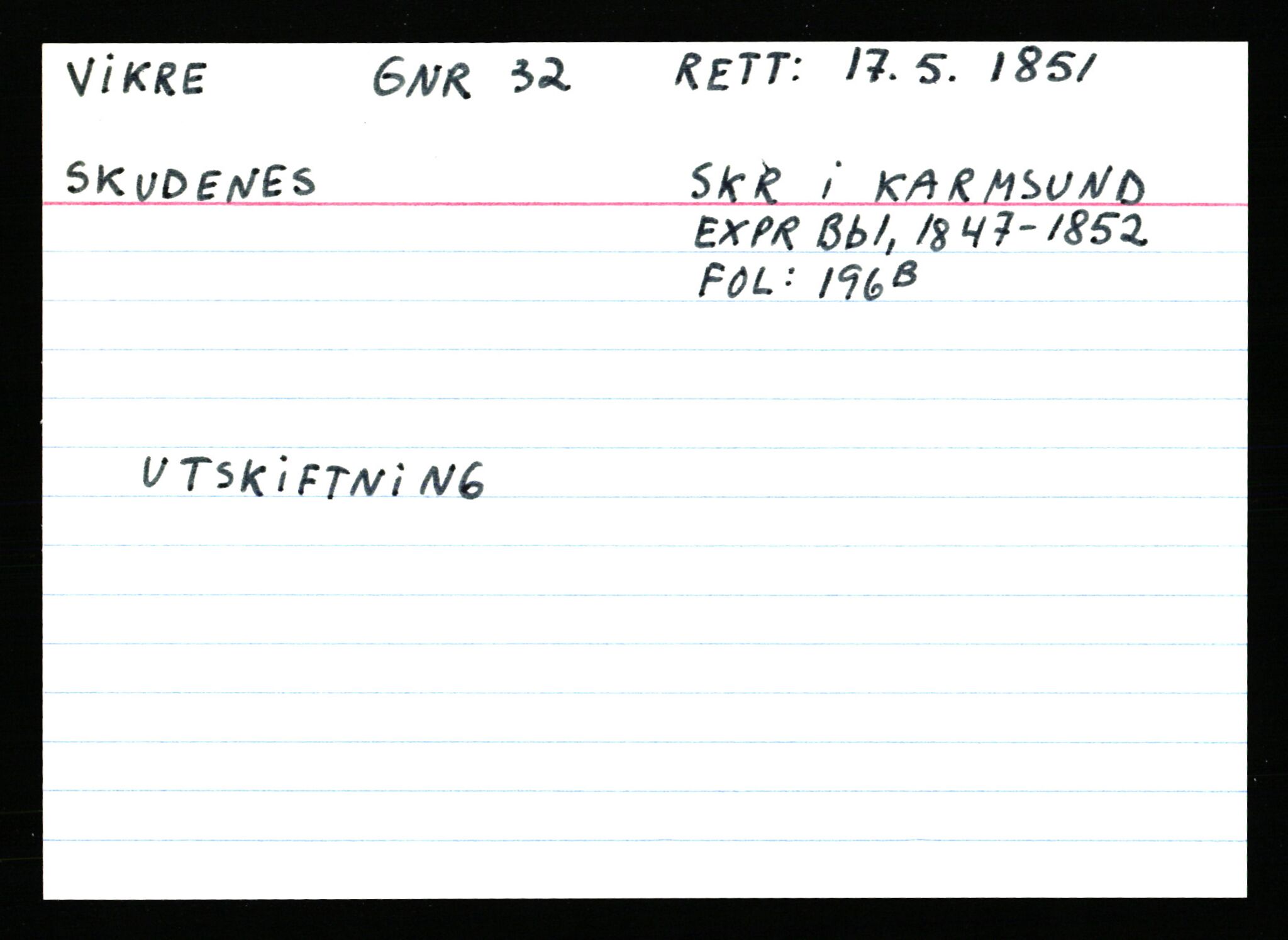 Statsarkivet i Stavanger, AV/SAST-A-101971/03/Y/Ym/L0067: Åstedskort sortert etter gårdsnavn: Vik - Vold, 1600-1950, s. 208