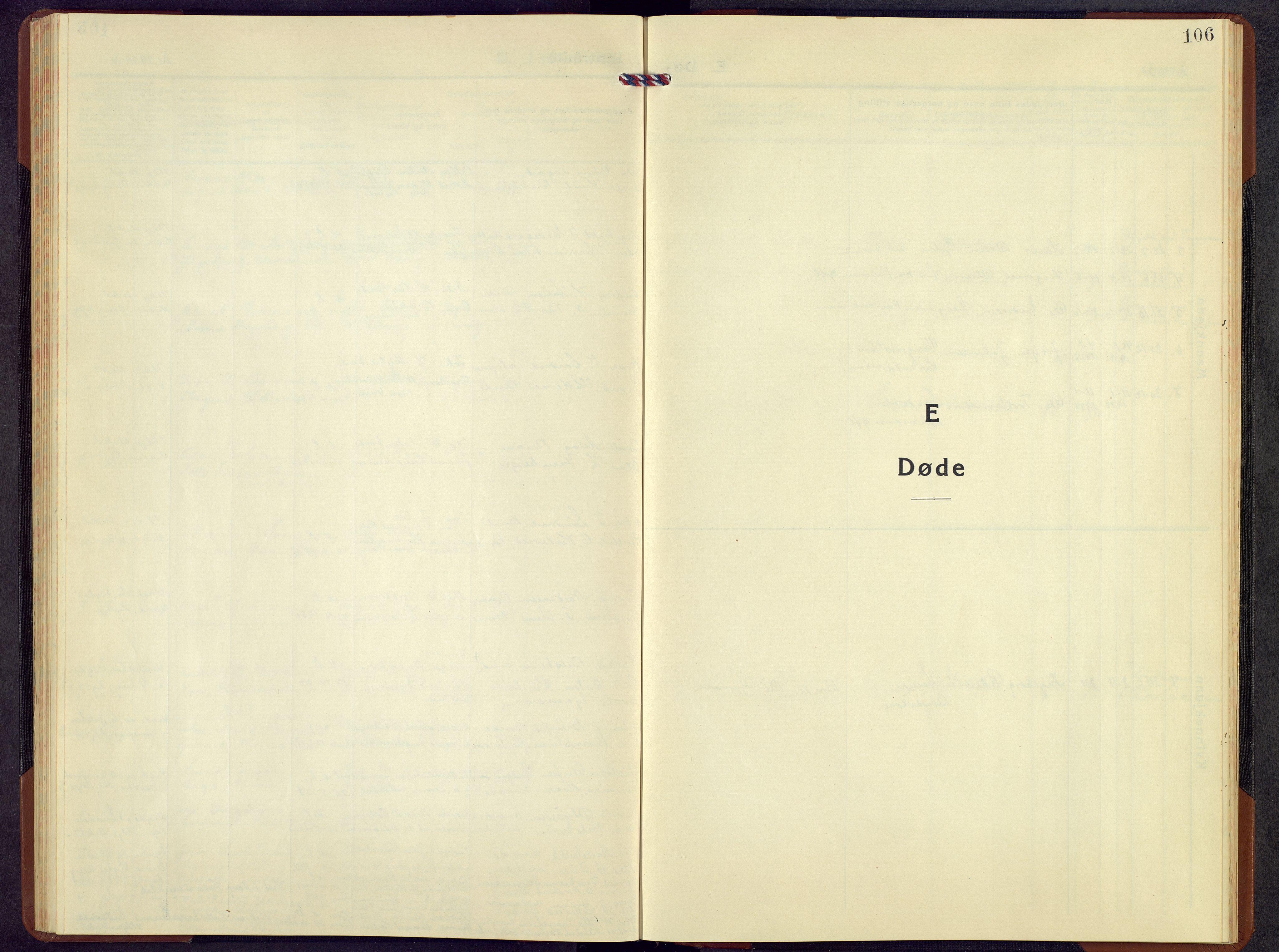 Vang prestekontor, Valdres, AV/SAH-PREST-140/H/Hb/L0009: Klokkerbok nr. 9, 1937-1956, s. 106