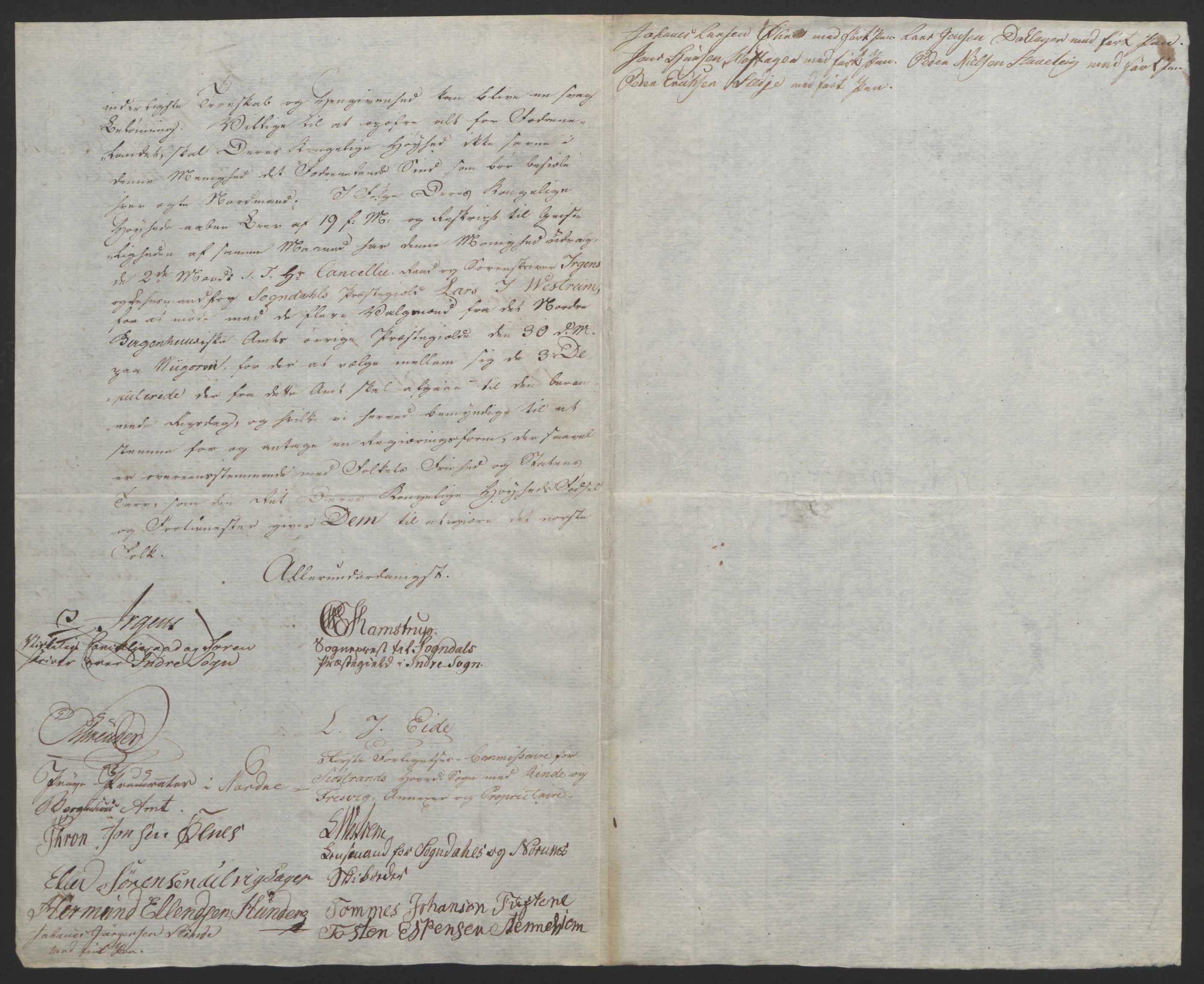 Statsrådssekretariatet, RA/S-1001/D/Db/L0008: Fullmakter for Eidsvollsrepresentantene i 1814. , 1814, s. 345