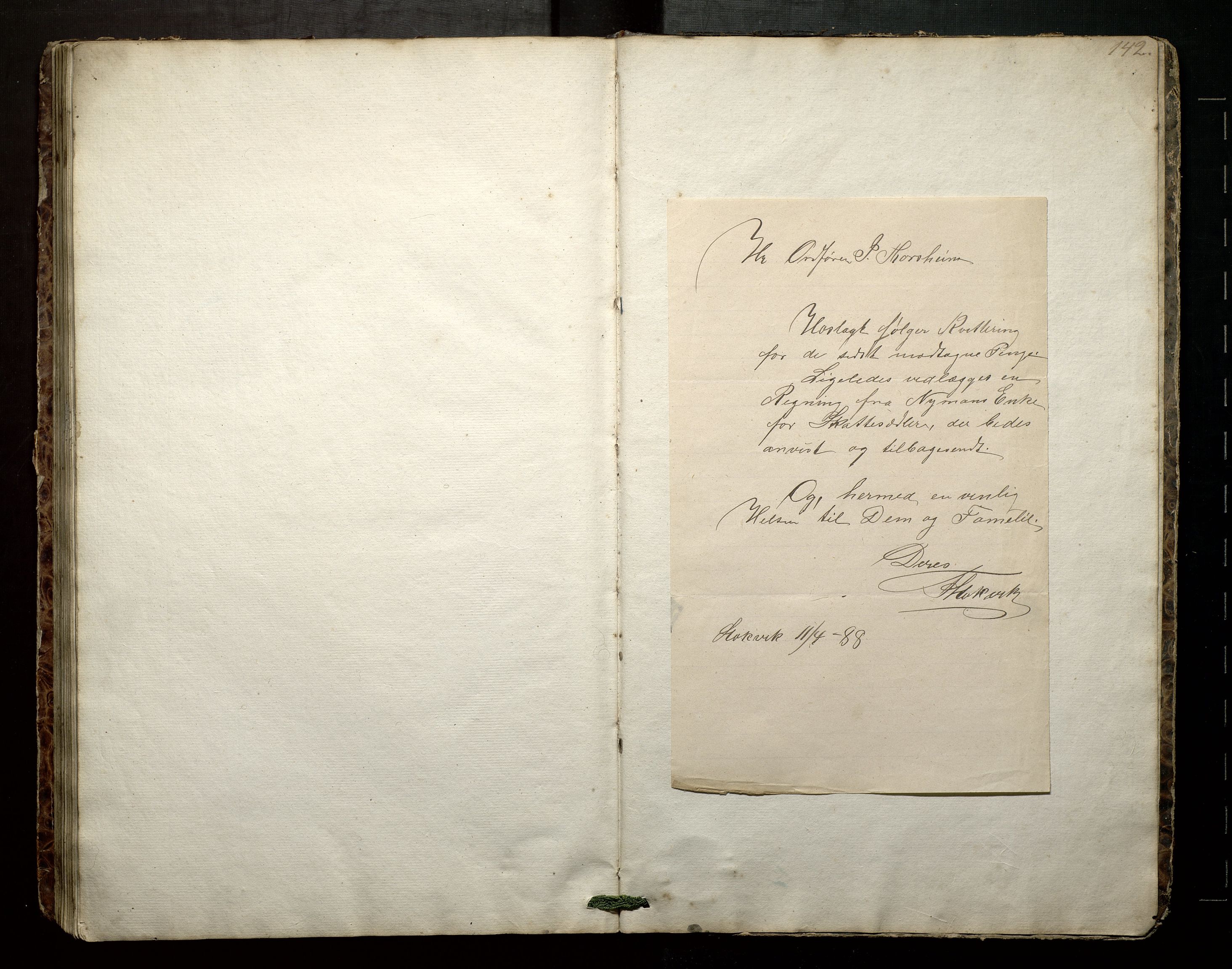 Finnaas kommune. Formannskapet, IKAH/1218a-021/C/Ca/L0001: Postjournal for formannskapet, 1838-1892, s. 147