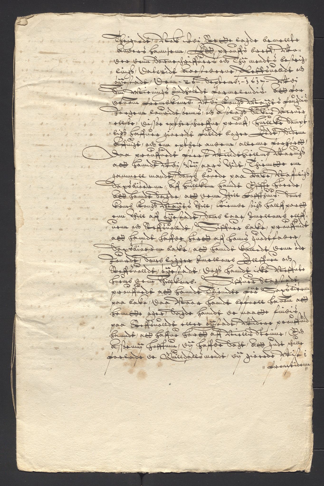 Stavanger len, AV/SAST-A-101870/Oa/L0016: Dommer, brev m.m., 1615-1644, s. 173