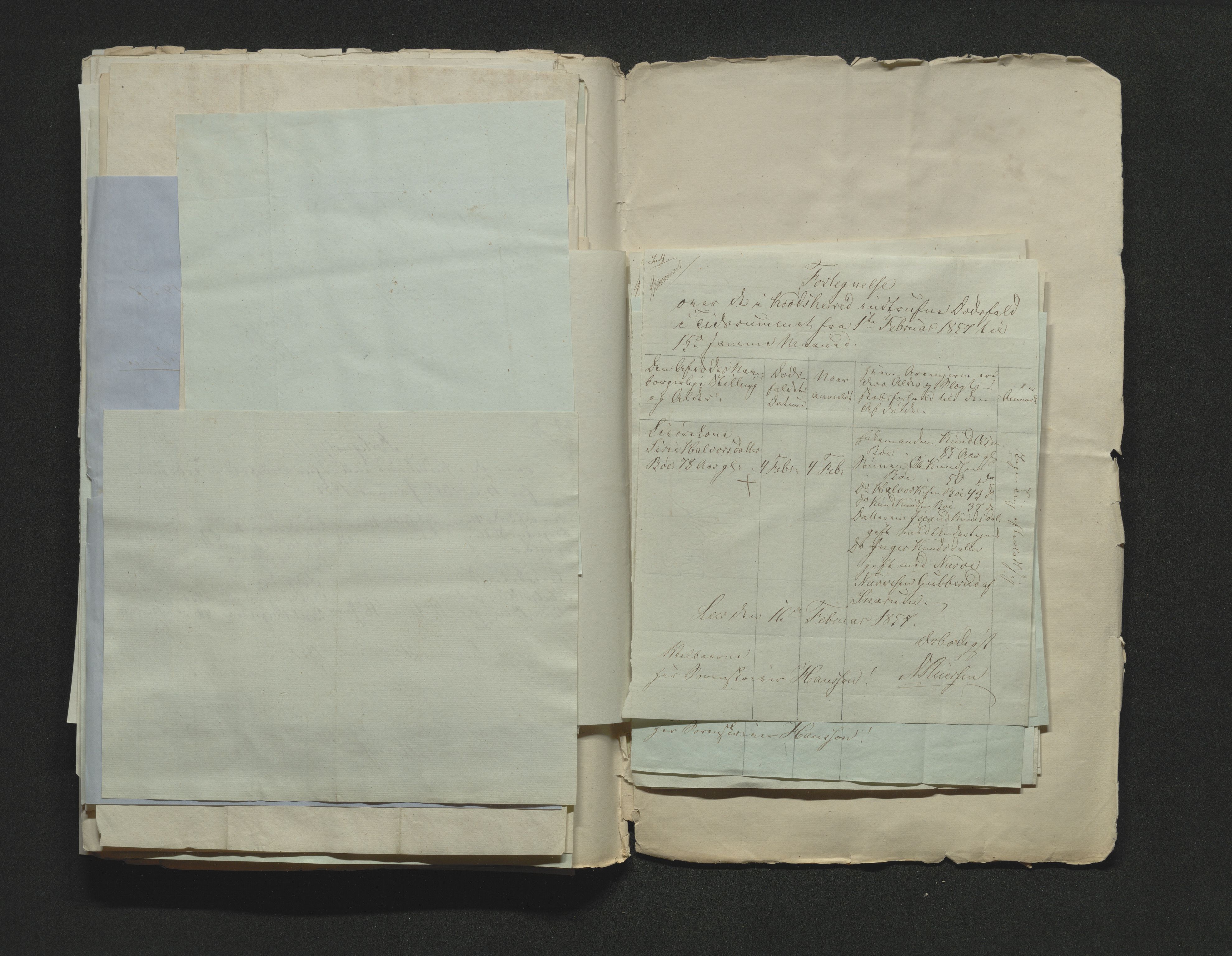 Eiker, Modum og Sigdal sorenskriveri, AV/SAKO-A-123/H/Ha/Hab/L0009: Dødsfallsmeldinger, 1854-1857, s. 525