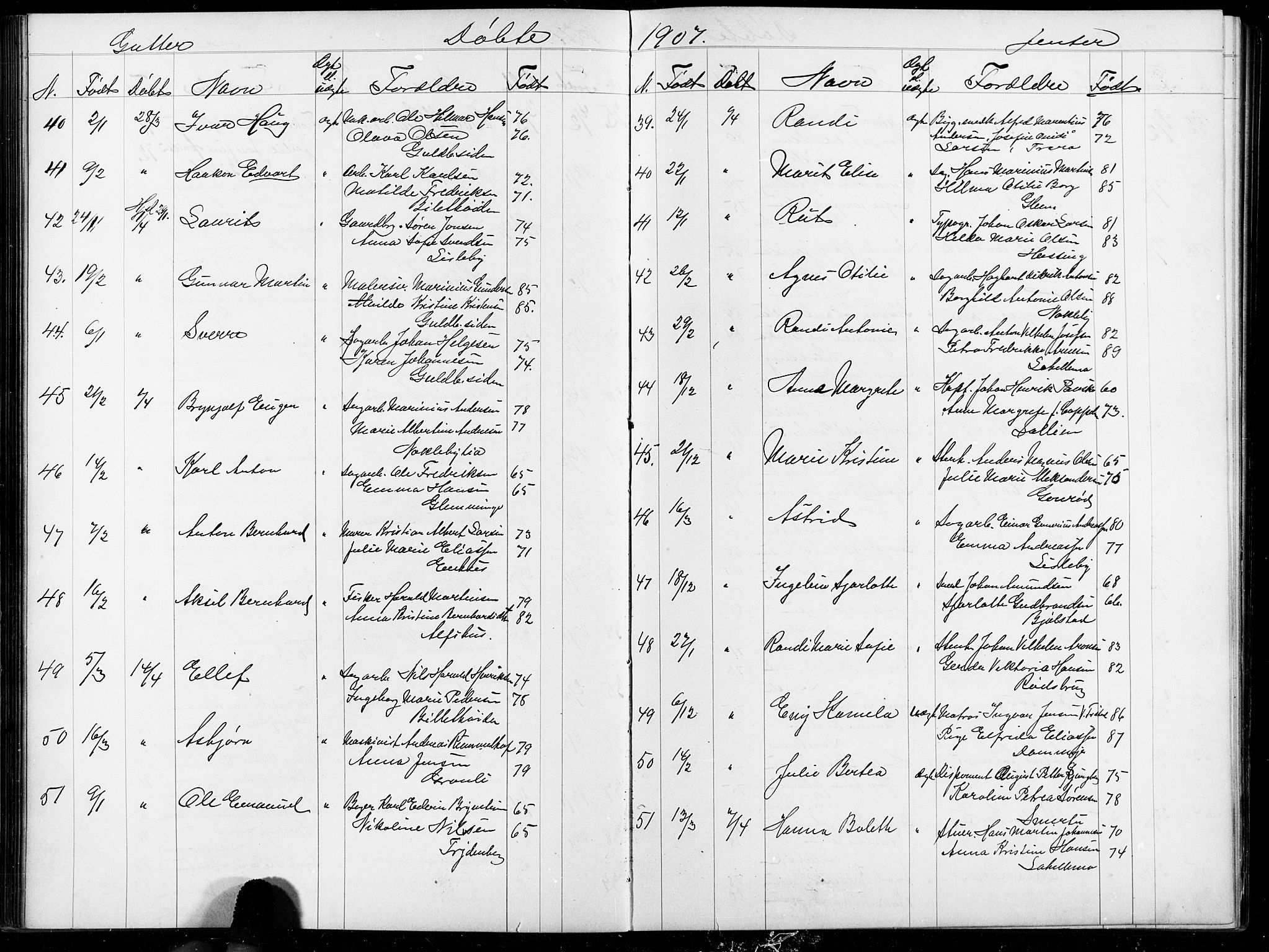 Glemmen prestekontor Kirkebøker, AV/SAO-A-10908/G/Ga/L0006: Klokkerbok nr. 6, 1894-1908