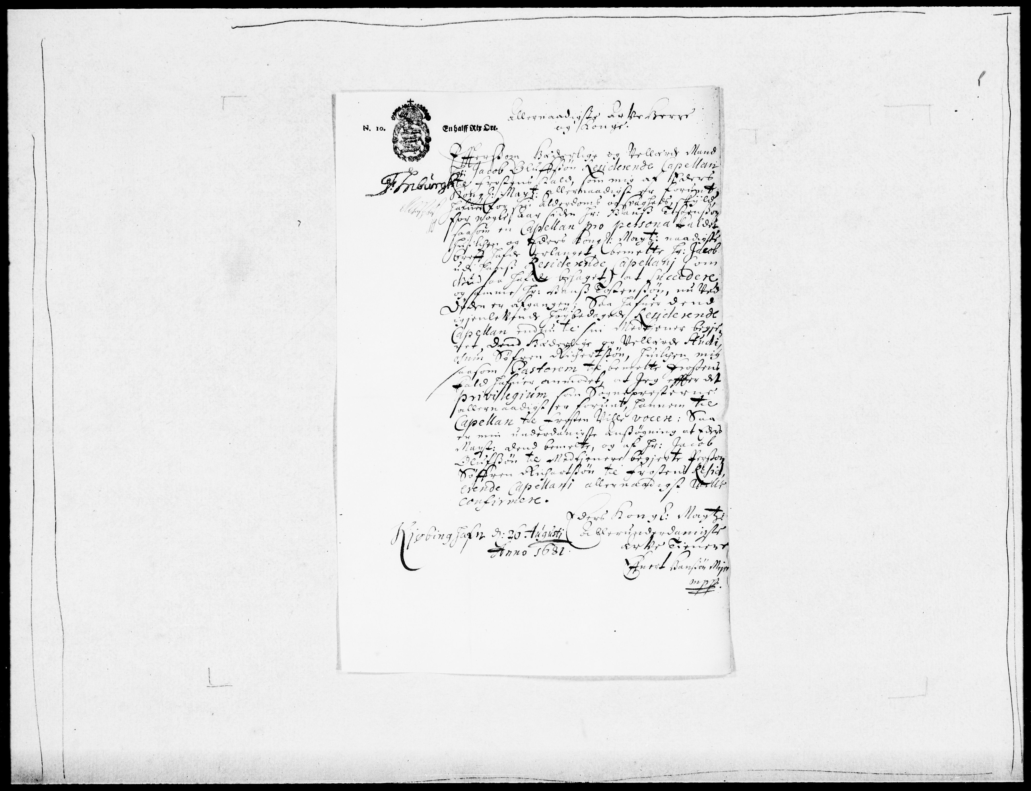 Danske Kanselli 1572-1799, AV/RA-EA-3023/F/Fc/Fcc/Fcca/L0034: Norske innlegg 1572-1799, 1681-1682, s. 73
