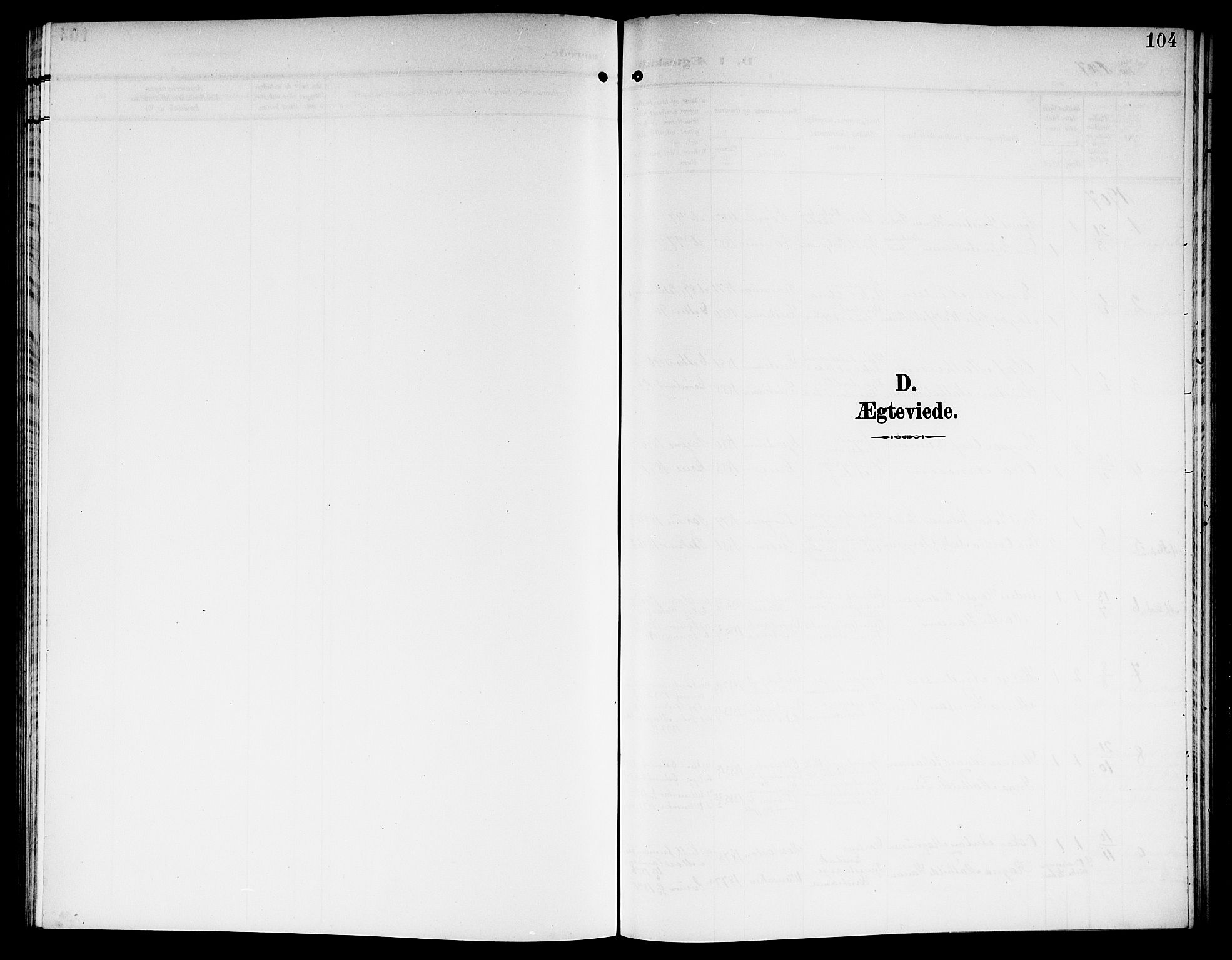 Sørum prestekontor Kirkebøker, SAO/A-10303/G/Ga/L0007: Klokkerbok nr. I 7, 1907-1917, s. 104