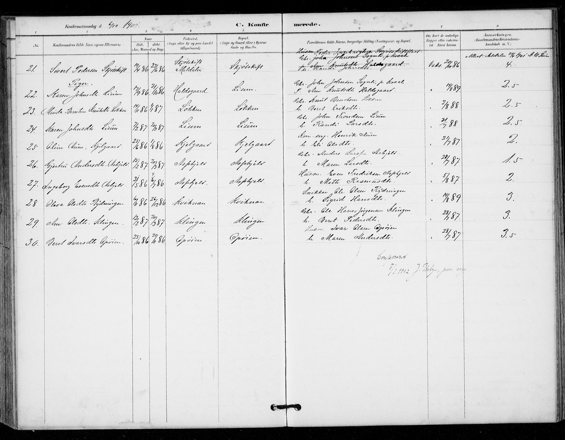 Ministerialprotokoller, klokkerbøker og fødselsregistre - Sør-Trøndelag, AV/SAT-A-1456/671/L0841: Ministerialbok nr. 671A03, 1893-1915