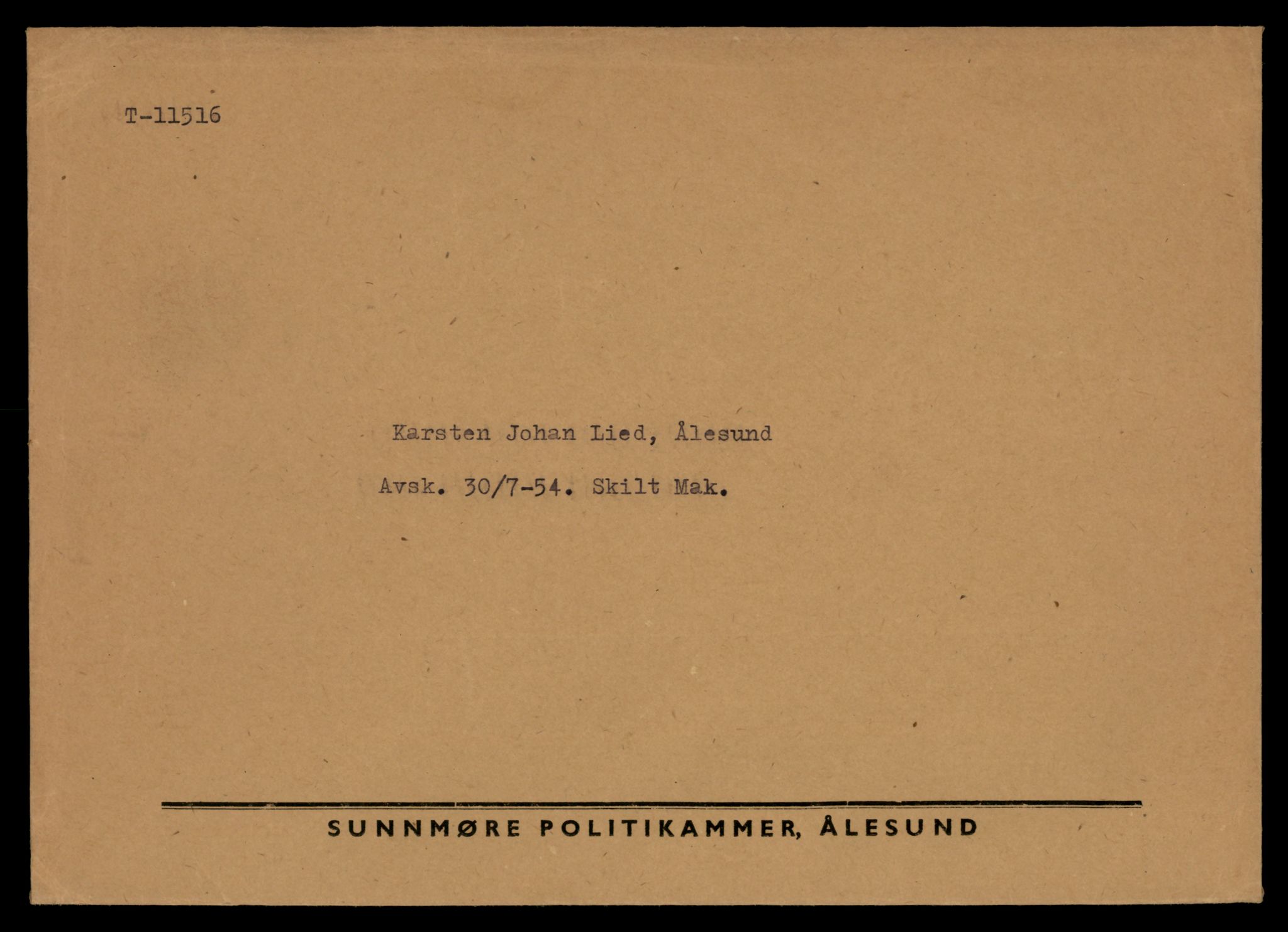 Møre og Romsdal vegkontor - Ålesund trafikkstasjon, AV/SAT-A-4099/F/Fe/L0029: Registreringskort for kjøretøy T 11430 - T 11619, 1927-1998, s. 1576
