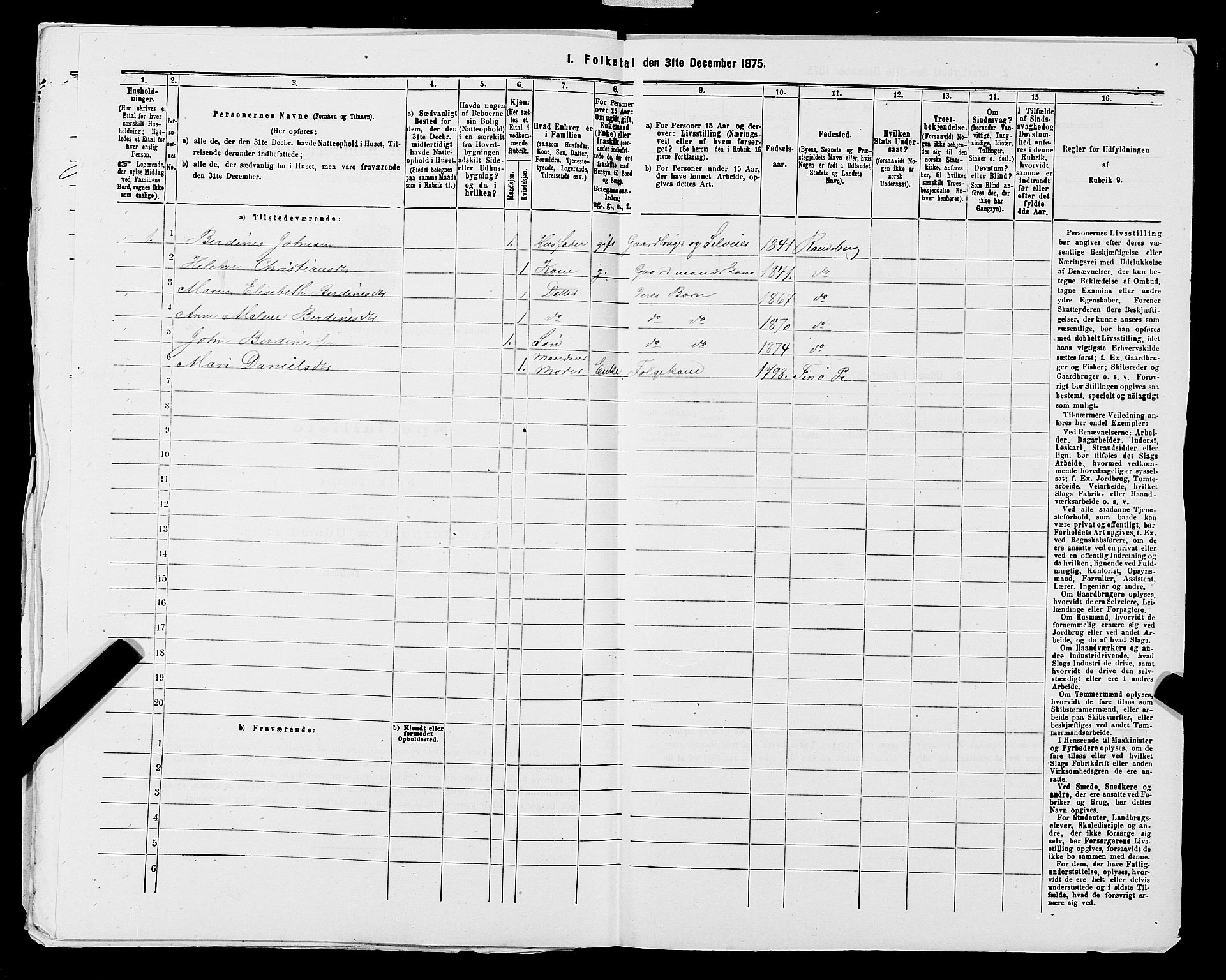 SAST, Folketelling 1875 for 1126P Hetland prestegjeld, 1875, s. 1792