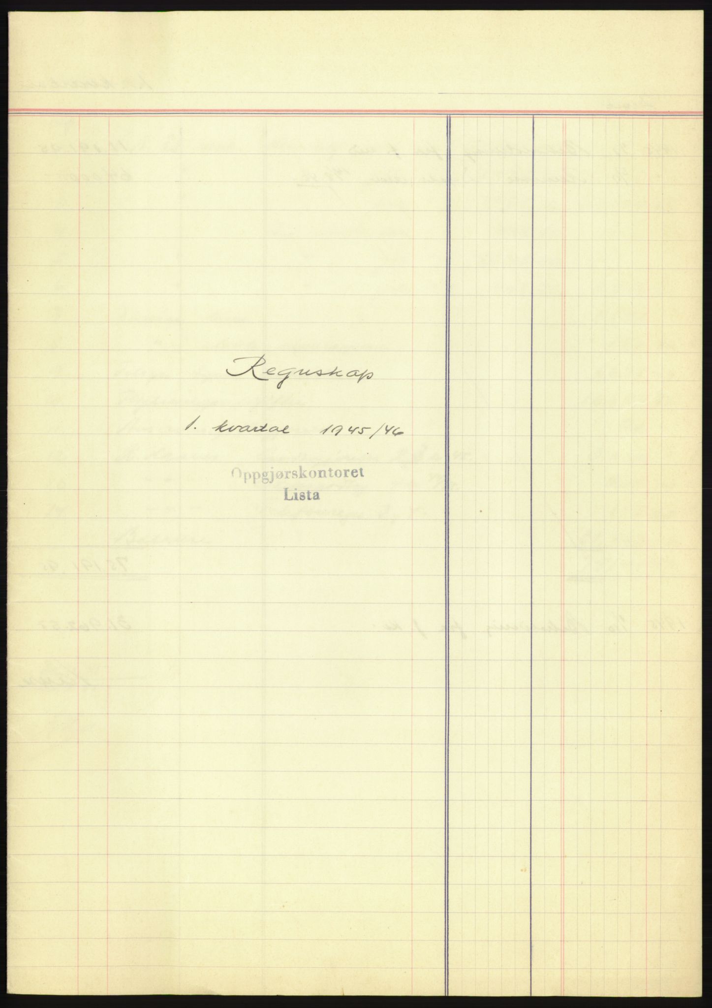 Forsvarsdepartementet, 10. kontor / Oppgjørskontoret, AV/RA-RAFA-1225/D/Db/L0180: Lista oppgjørskontor, 1942-1952, s. 73