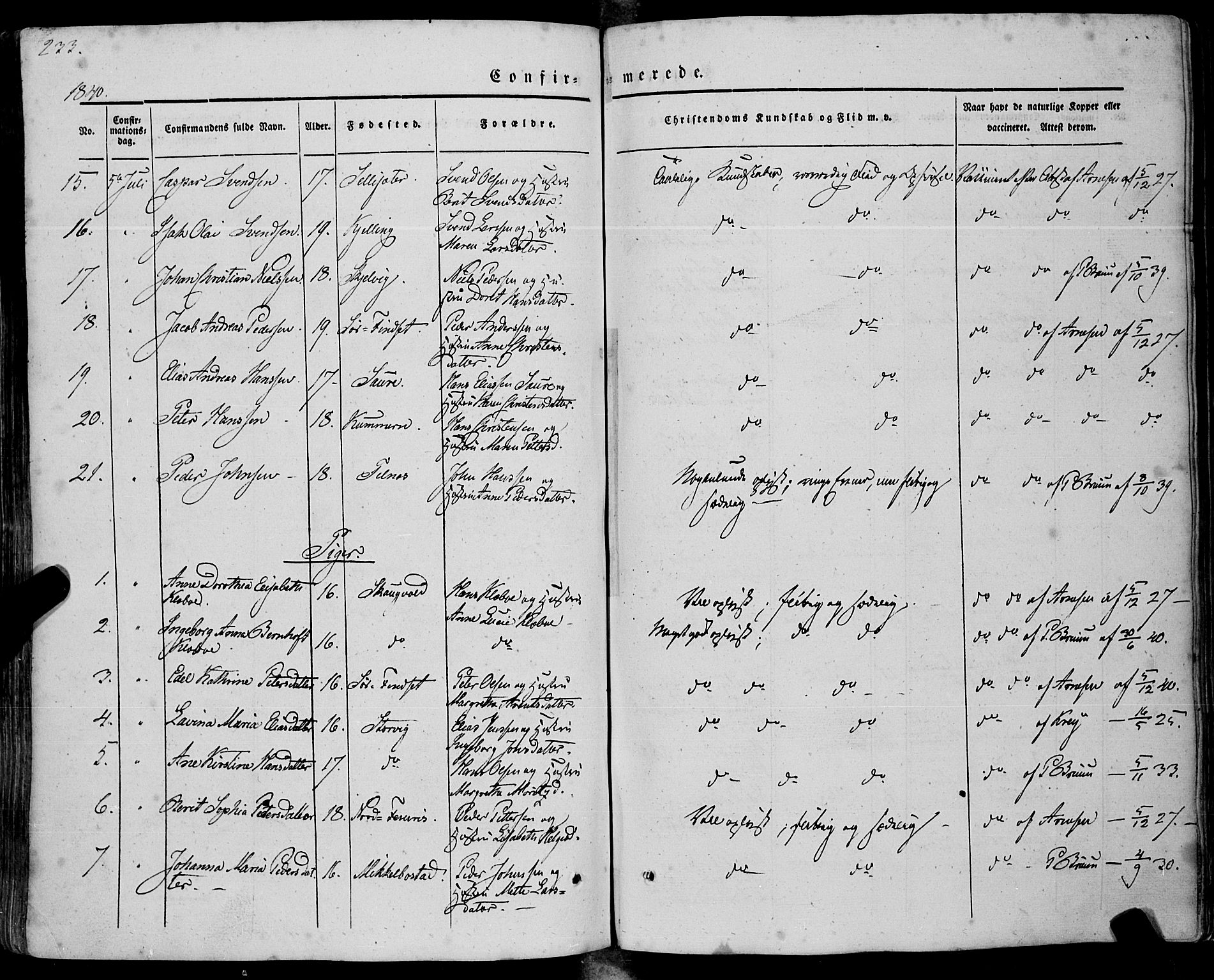 Ministerialprotokoller, klokkerbøker og fødselsregistre - Nordland, AV/SAT-A-1459/805/L0097: Ministerialbok nr. 805A04, 1837-1861, s. 233