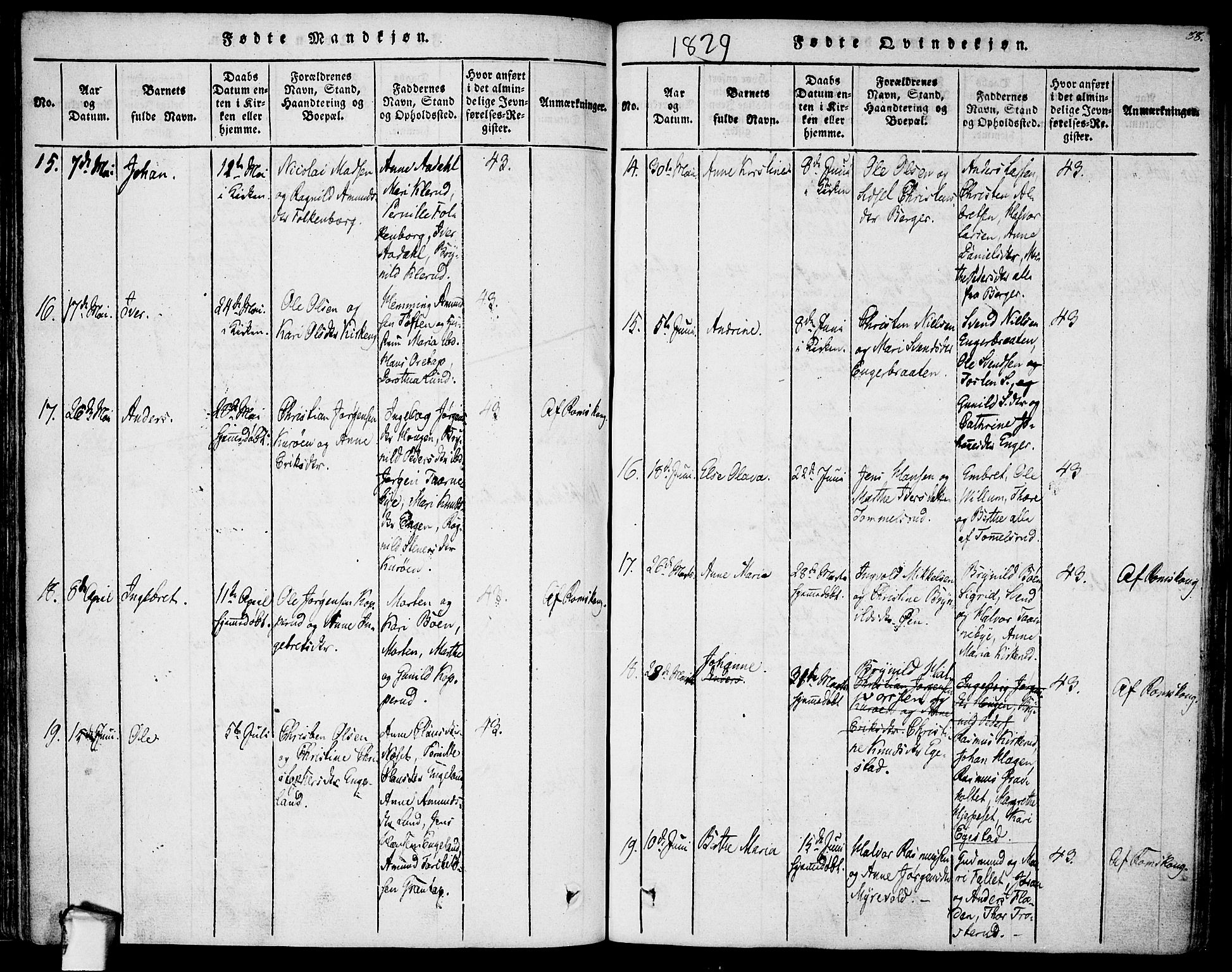 Rødenes prestekontor Kirkebøker, AV/SAO-A-2005/F/Fa/L0004: Ministerialbok nr. I 4, 1814-1838, s. 88