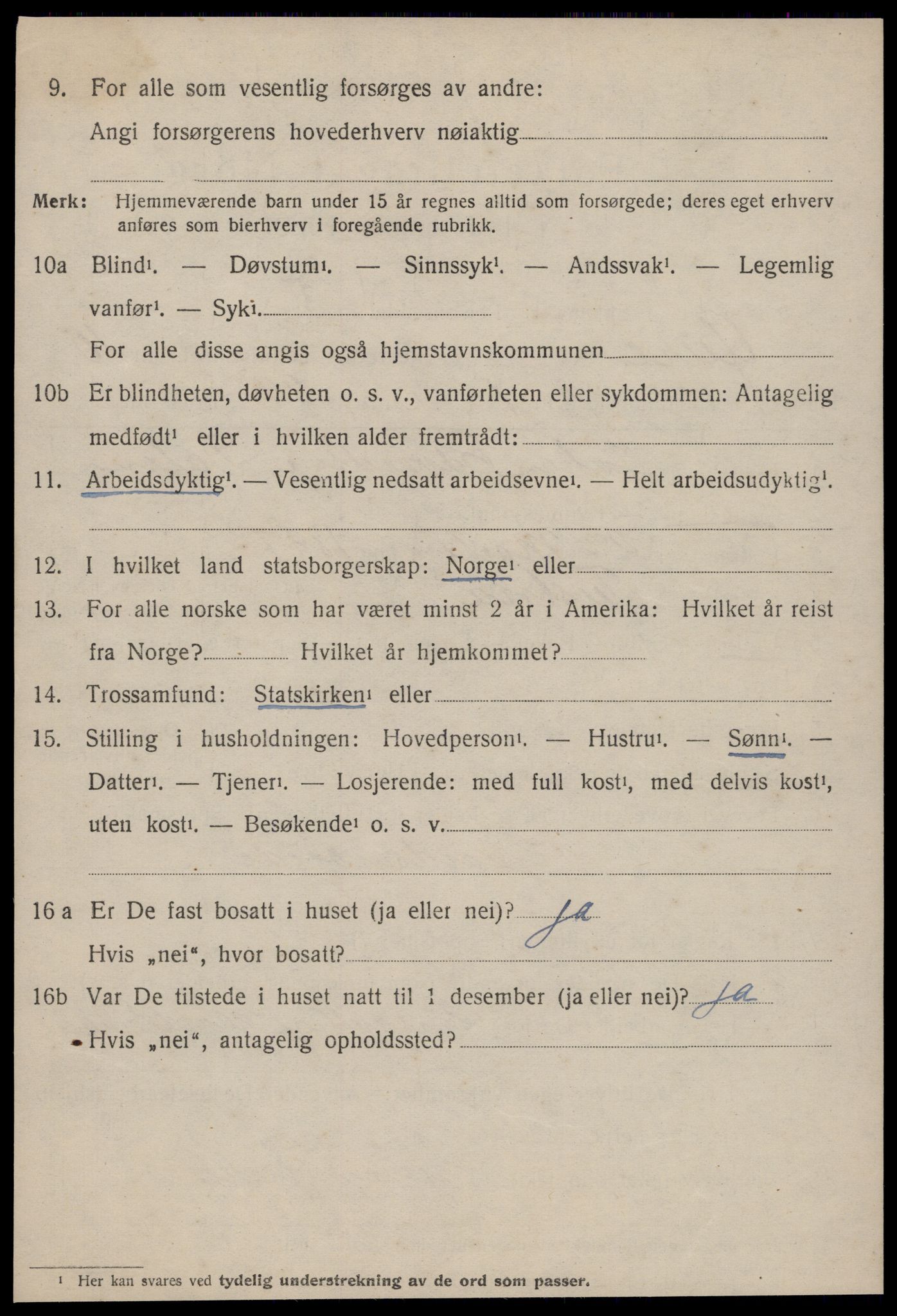 SAT, Folketelling 1920 for 1569 Aure herred, 1920, s. 3981