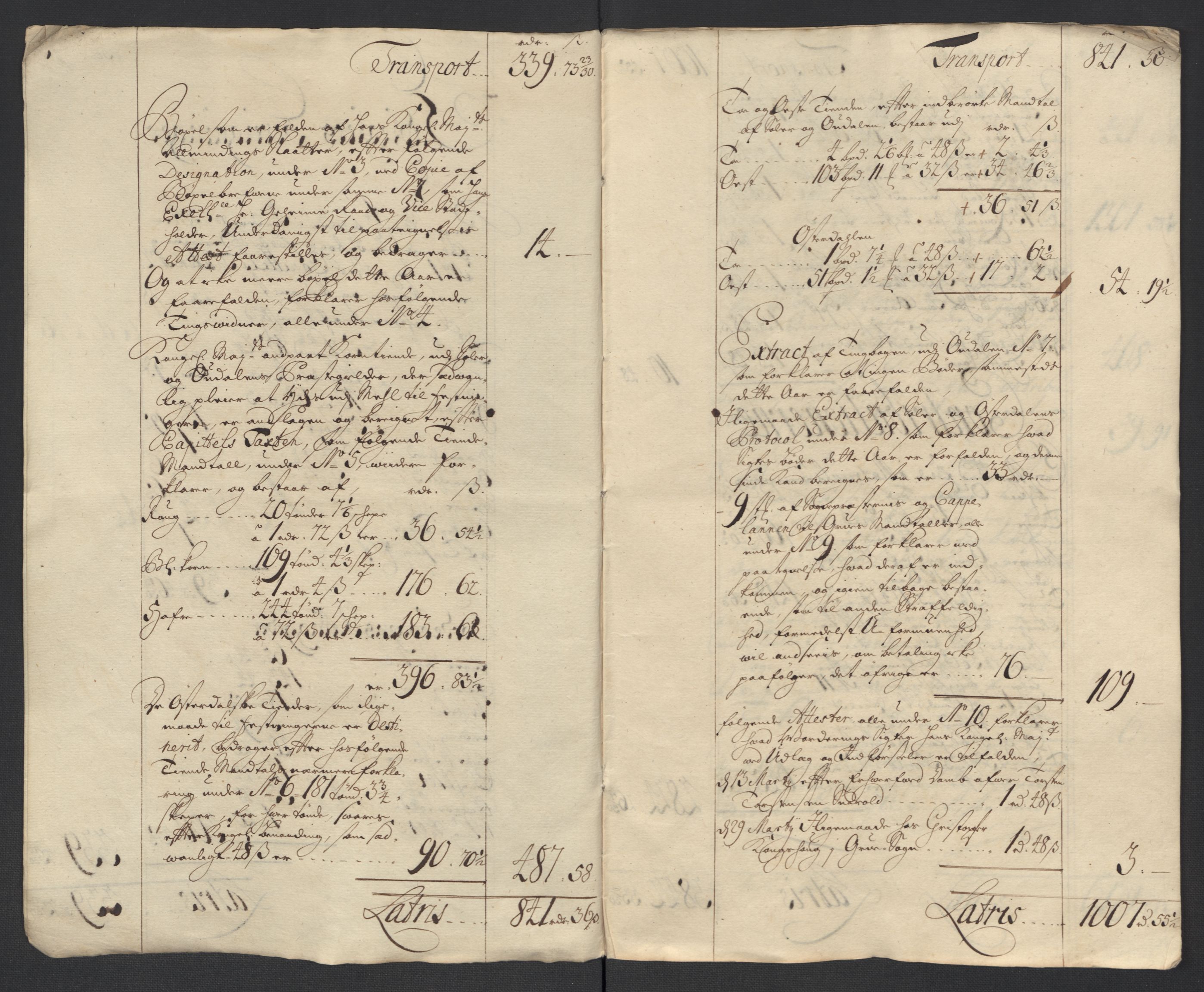 Rentekammeret inntil 1814, Reviderte regnskaper, Fogderegnskap, AV/RA-EA-4092/R13/L0845: Fogderegnskap Solør, Odal og Østerdal, 1708, s. 5