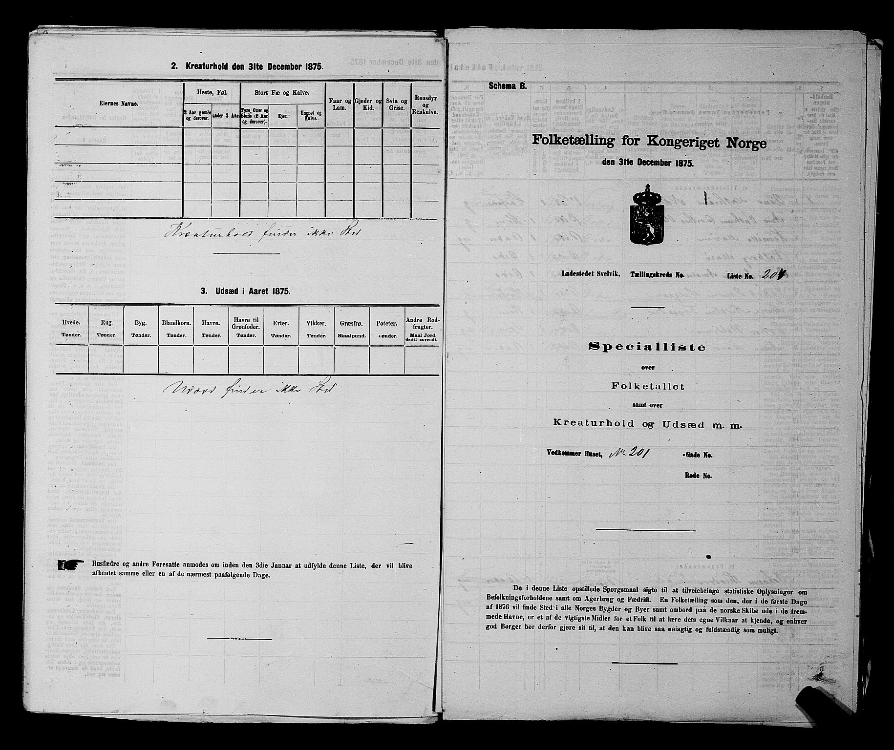 SAKO, Folketelling 1875 for 0701B Strømm prestegjeld, Svelvik ladested, 1875, s. 426