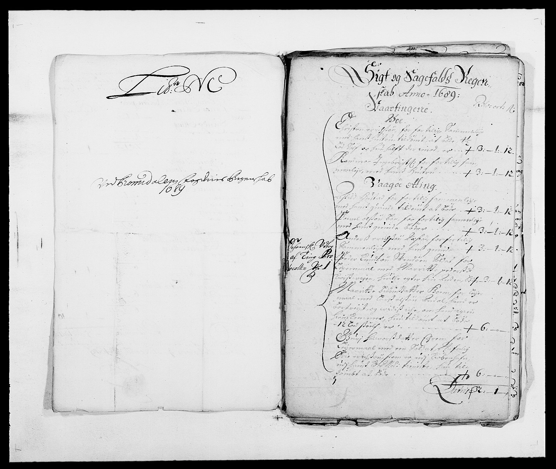 Rentekammeret inntil 1814, Reviderte regnskaper, Fogderegnskap, AV/RA-EA-4092/R55/L3648: Fogderegnskap Romsdal, 1687-1689, s. 395