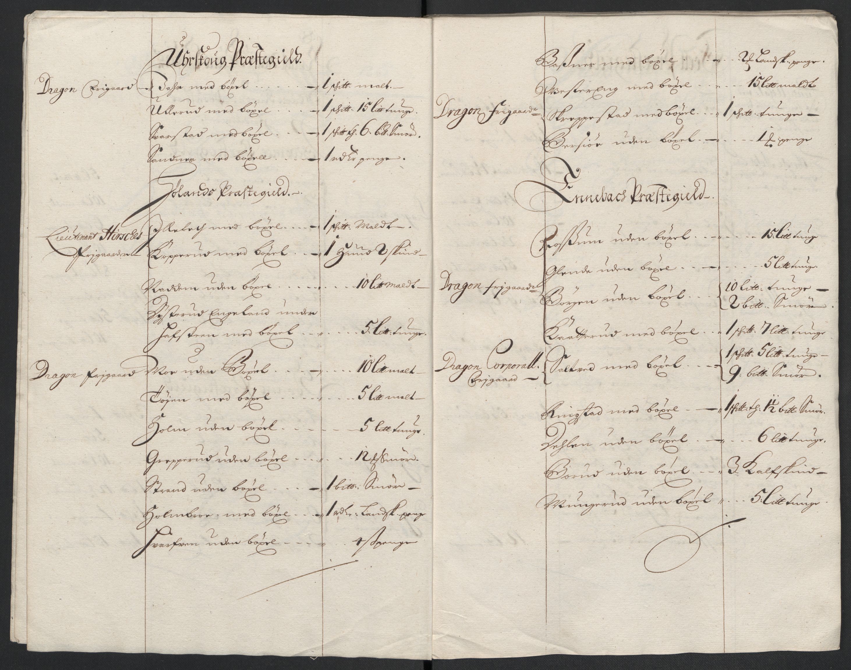 Rentekammeret inntil 1814, Reviderte regnskaper, Fogderegnskap, AV/RA-EA-4092/R11/L0584: Fogderegnskap Nedre Romerike, 1701, s. 134