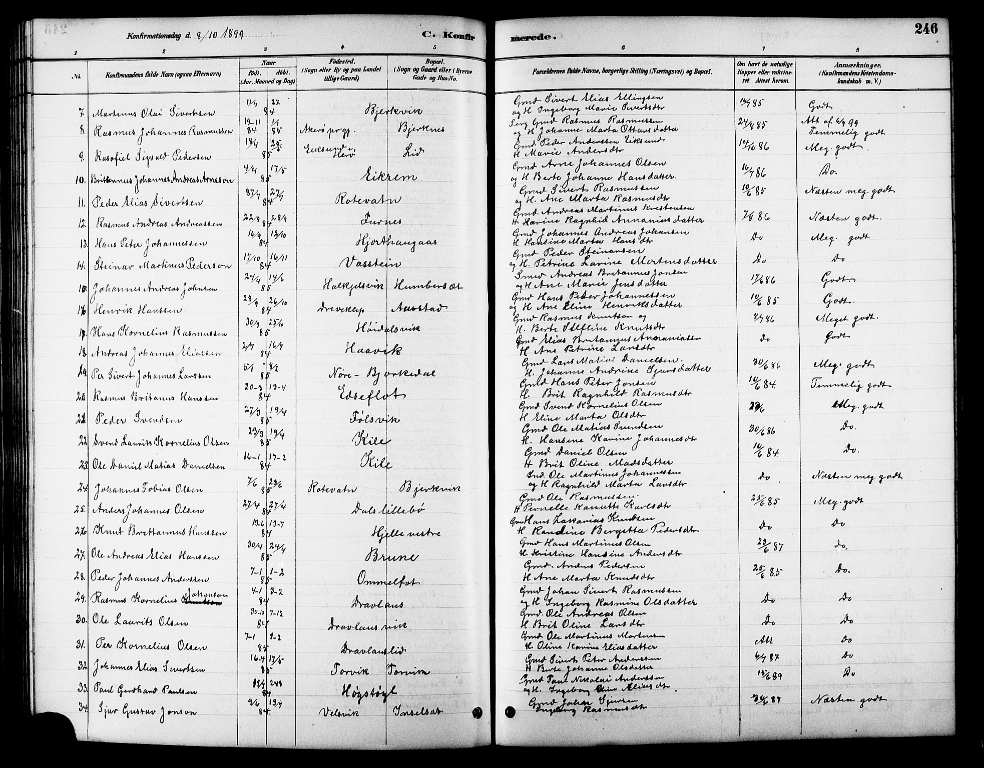 Ministerialprotokoller, klokkerbøker og fødselsregistre - Møre og Romsdal, AV/SAT-A-1454/511/L0158: Klokkerbok nr. 511C04, 1884-1903, s. 246