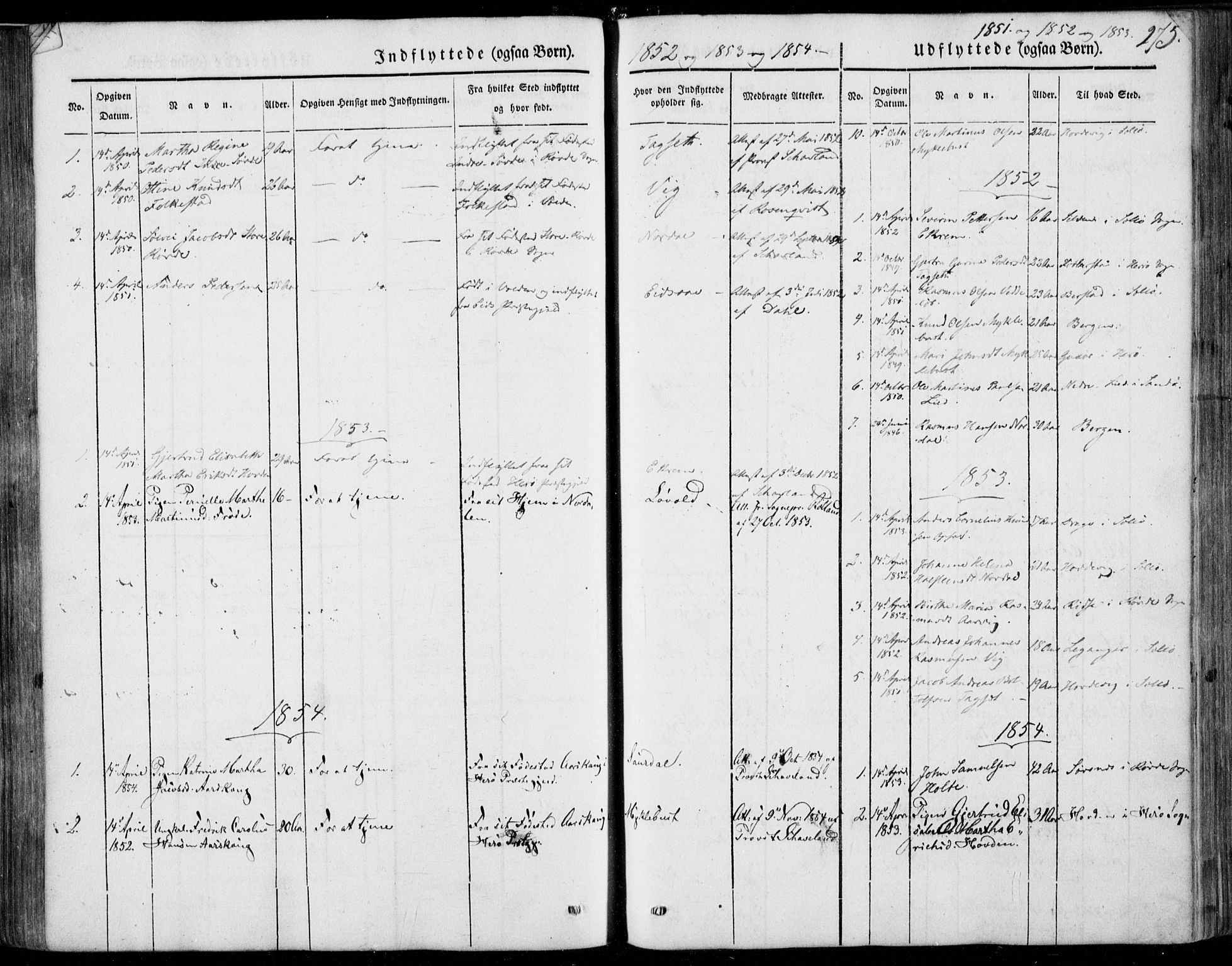 Ministerialprotokoller, klokkerbøker og fødselsregistre - Møre og Romsdal, AV/SAT-A-1454/502/L0023: Ministerialbok nr. 502A01, 1844-1873, s. 275