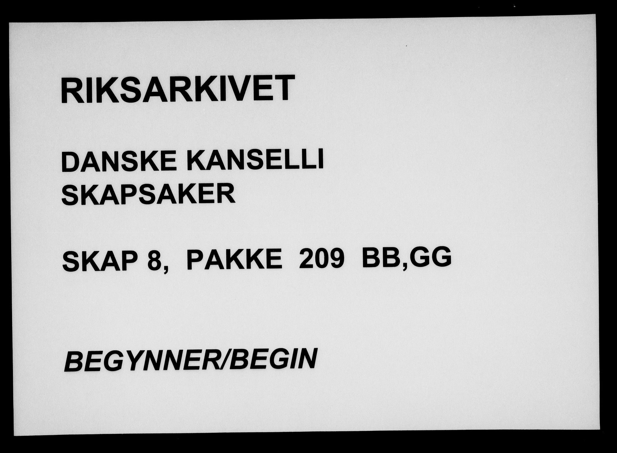 Danske Kanselli, Skapsaker, RA/EA-4061/F/L0021: Skap 8, pakke 198-209, 1720-1734, s. 515