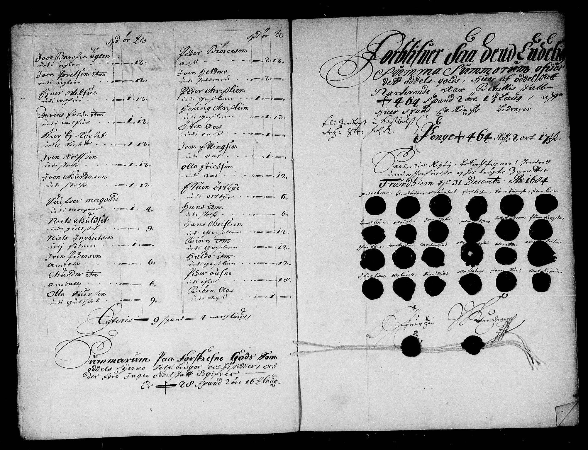 Rentekammeret inntil 1814, Reviderte regnskaper, Stiftamtstueregnskaper, Trondheim stiftamt og Nordland amt, AV/RA-EA-6044/R/Rg/L0075: Trondheim stiftamt og Nordland amt, 1684