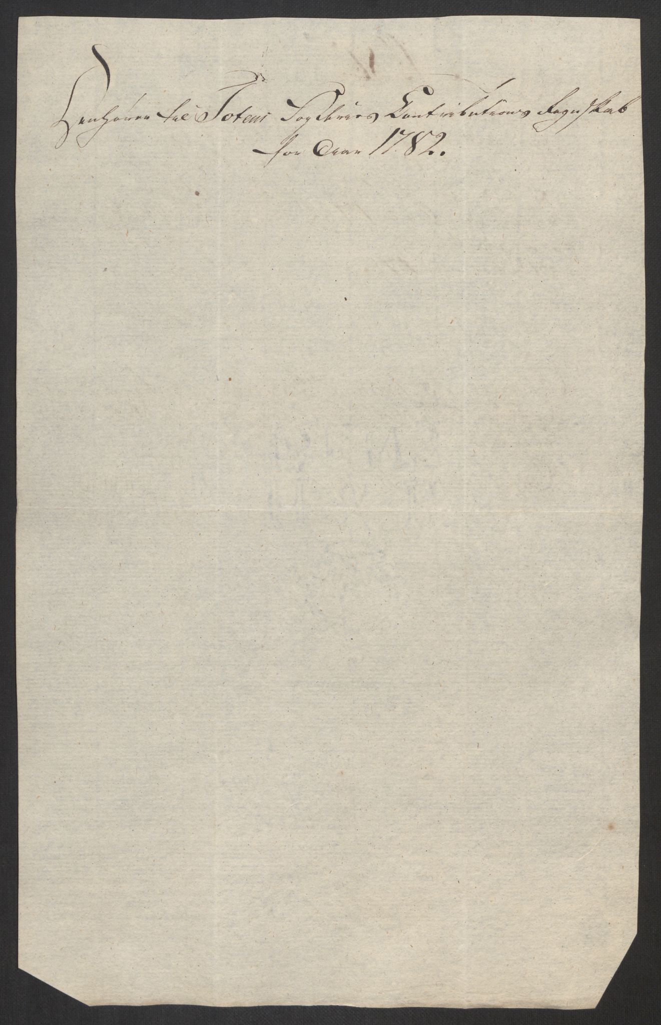 Rentekammeret inntil 1814, Reviderte regnskaper, Fogderegnskap, RA/EA-4092/R19/L1369: Fogderegnskap Toten, Hadeland og Vardal, 1782, s. 270