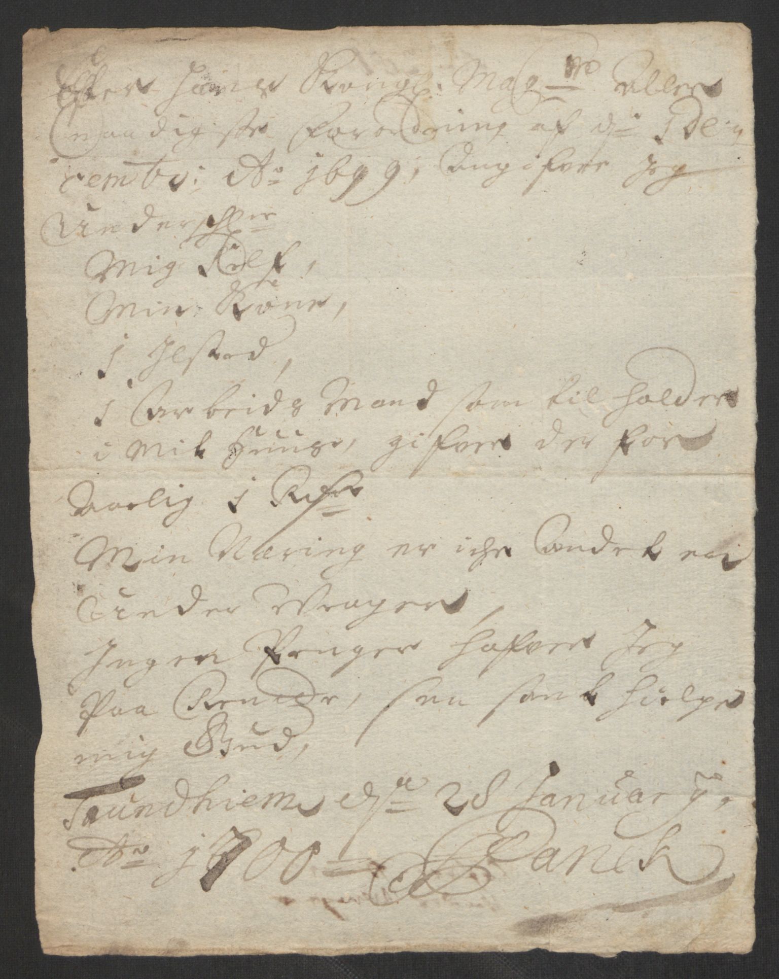 Rentekammeret inntil 1814, Reviderte regnskaper, Byregnskaper, AV/RA-EA-4066/R/Rs/L0507: [S3] Kontribusjonsregnskap, 1699-1711, s. 299