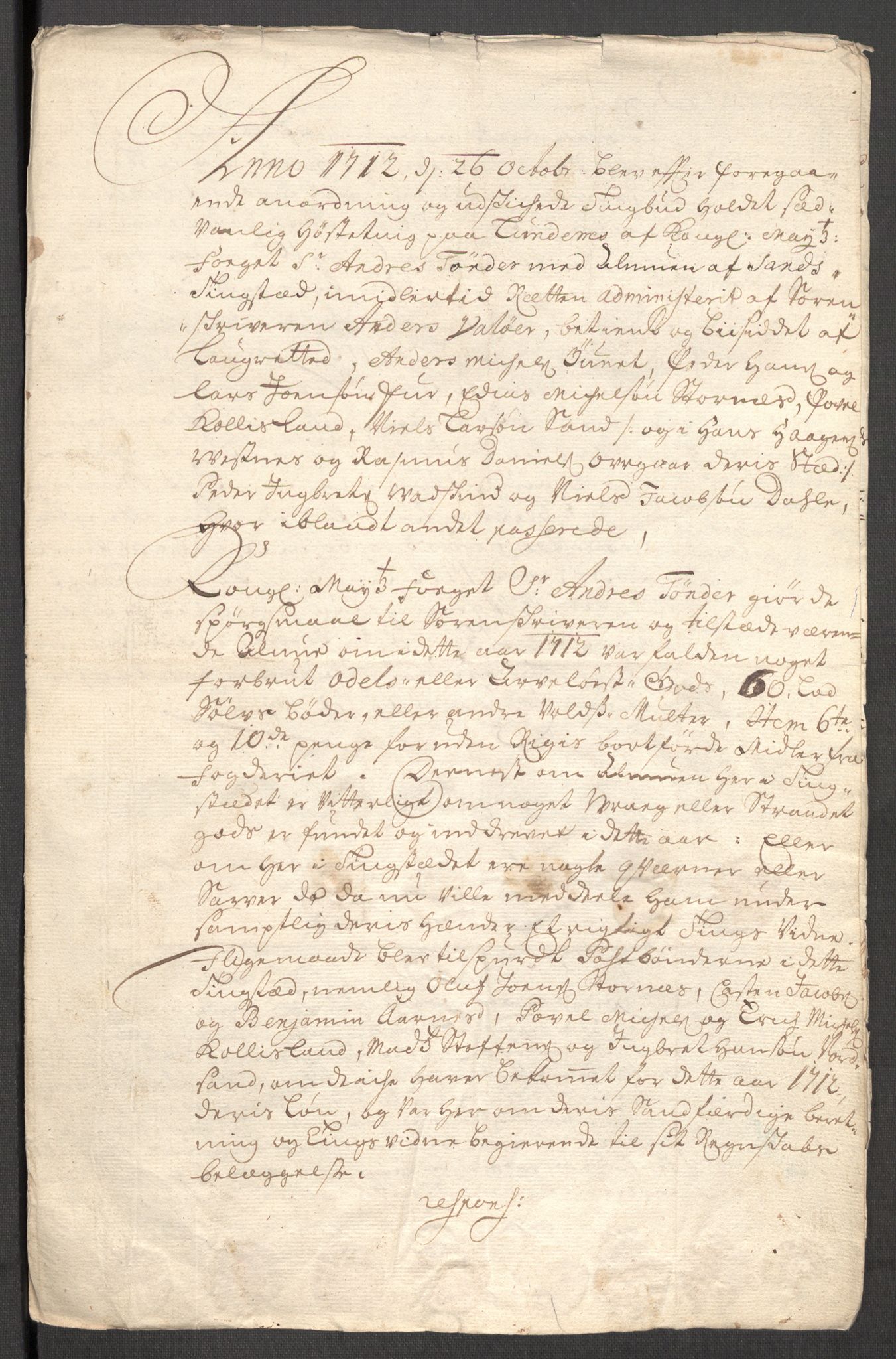 Rentekammeret inntil 1814, Reviderte regnskaper, Fogderegnskap, RA/EA-4092/R68/L4758: Fogderegnskap Senja og Troms, 1711-1712, s. 406