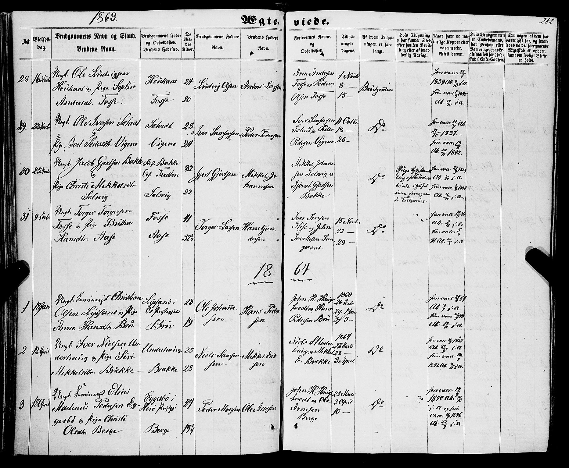 Strandebarm sokneprestembete, AV/SAB-A-78401/H/Haa: Ministerialbok nr. A 8, 1858-1872, s. 262