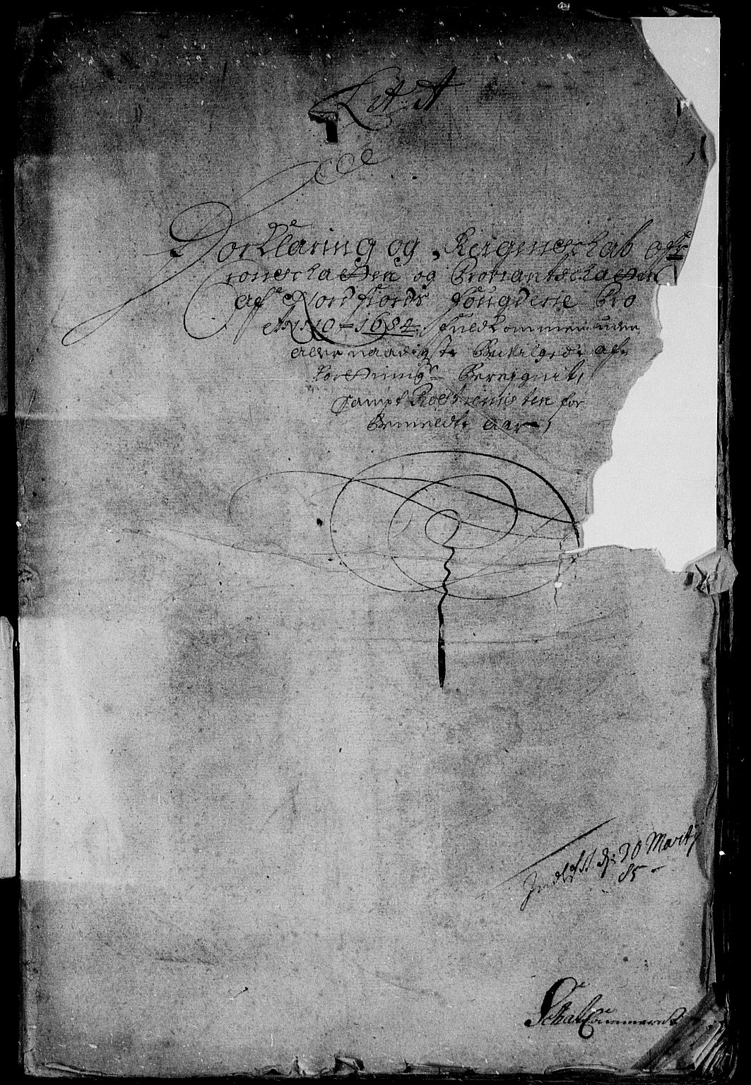 Rentekammeret inntil 1814, Reviderte regnskaper, Stiftamtstueregnskaper, Bergen stiftamt, RA/EA-6043/R/Rc/L0073: Bergen stiftamt, 1684